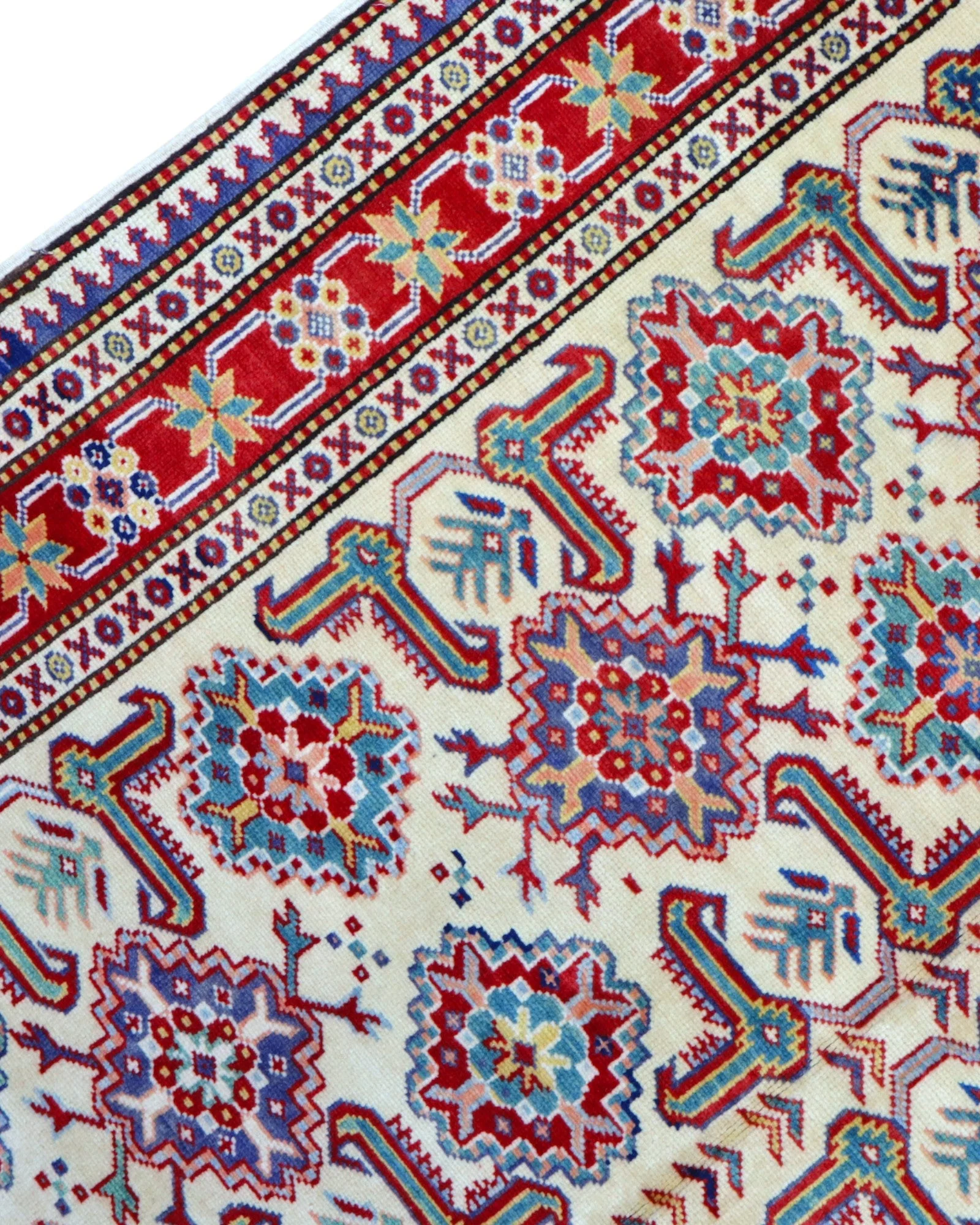 Hand-Knotted Wool Oriental Rug, 165 × 122 cm
