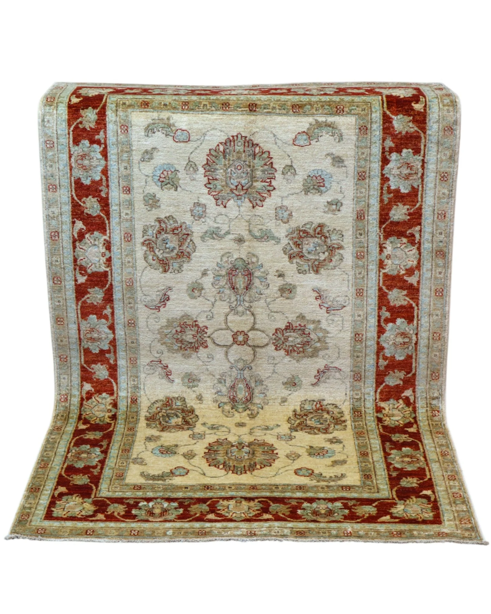 Ziegler Afghan Rug 184 × 116 cm, Wool, hand-knotted