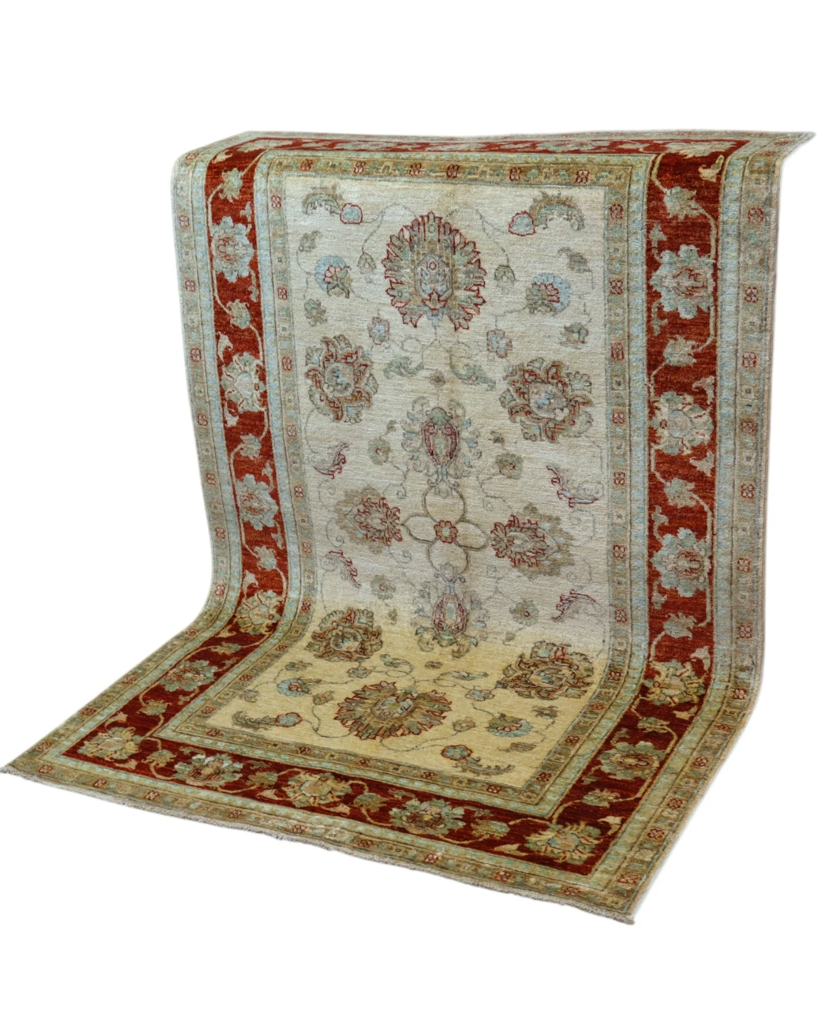Ziegler Afghan Rug 184 × 116 cm, Wool, hand-knotted