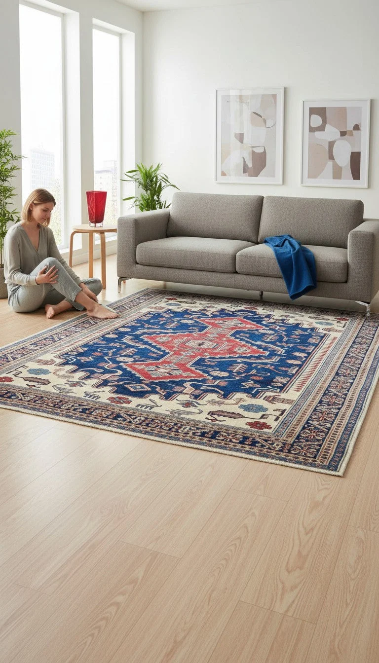 Oriental Rug — hand-knotted, 317 × 224 cm, Wool