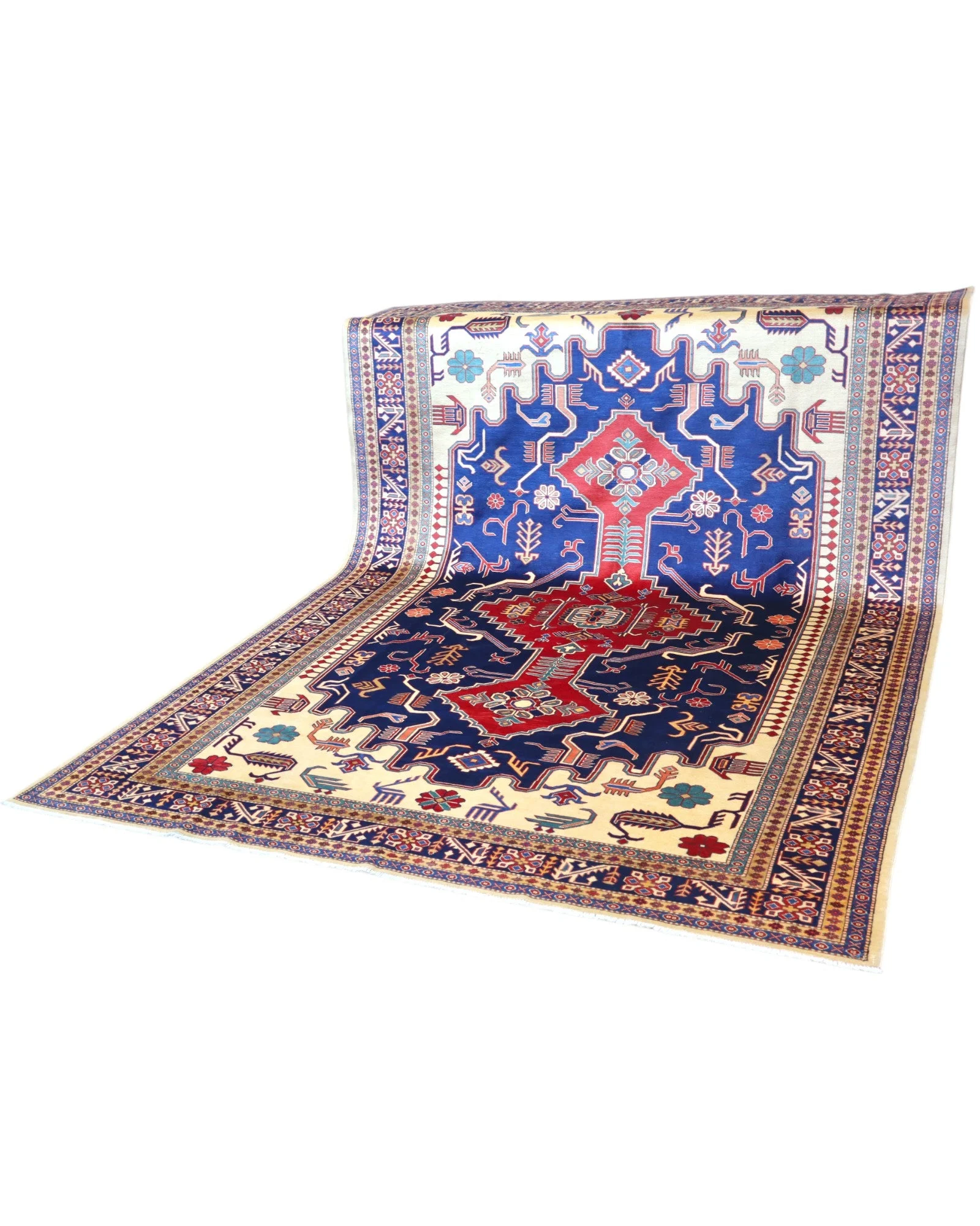 Oriental Rug — hand-knotted, 317 × 224 cm, Wool