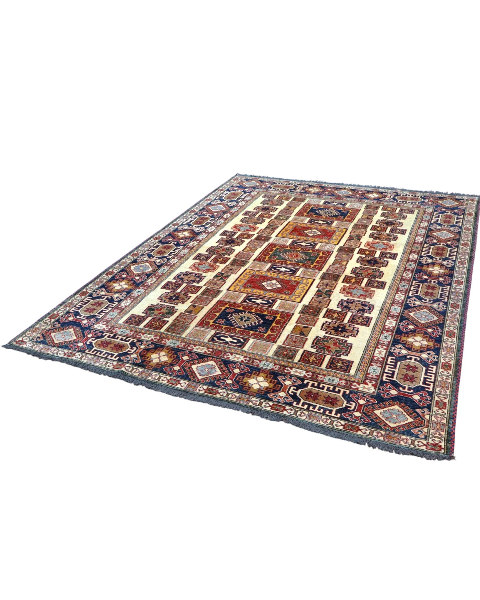 Kazak Oriental Rug — hand-knotted, 285 × 222 cm, Wool
