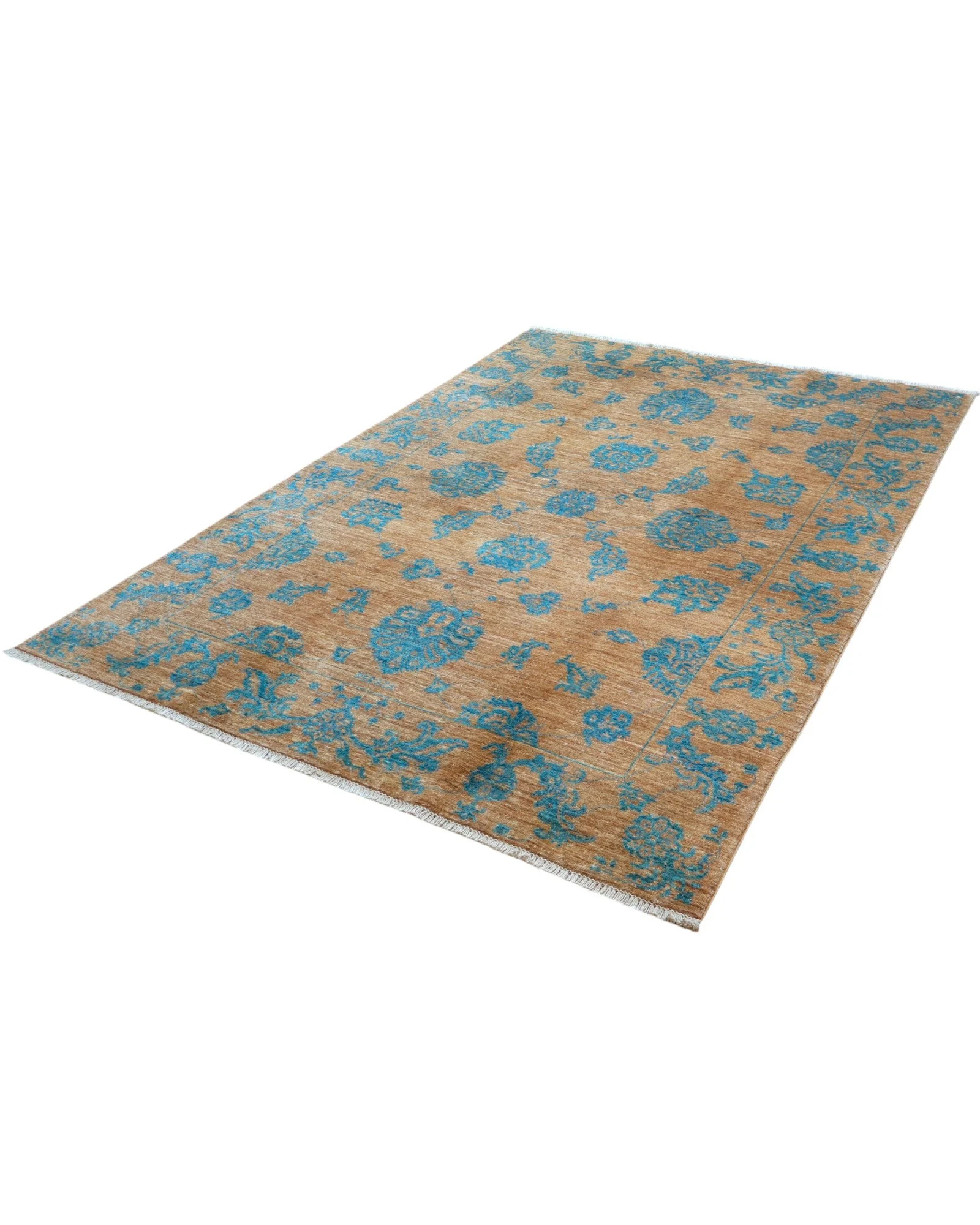Ziegler Afghan Rug 245 × 169 cm, Wool, hand-knotted
