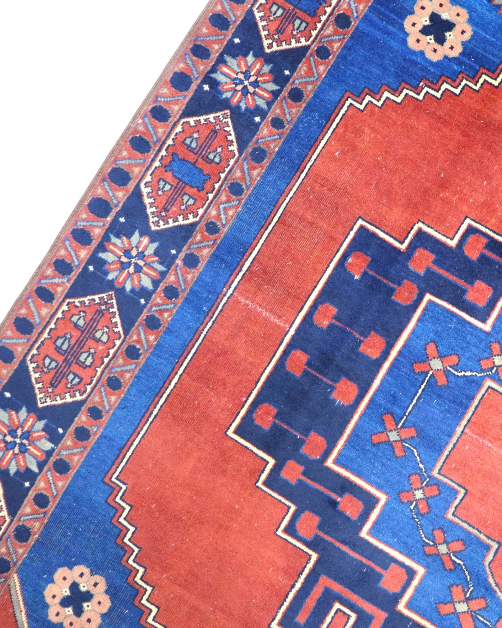 Hand-Knotted Wool Oriental Rug, 238 × 196 cm