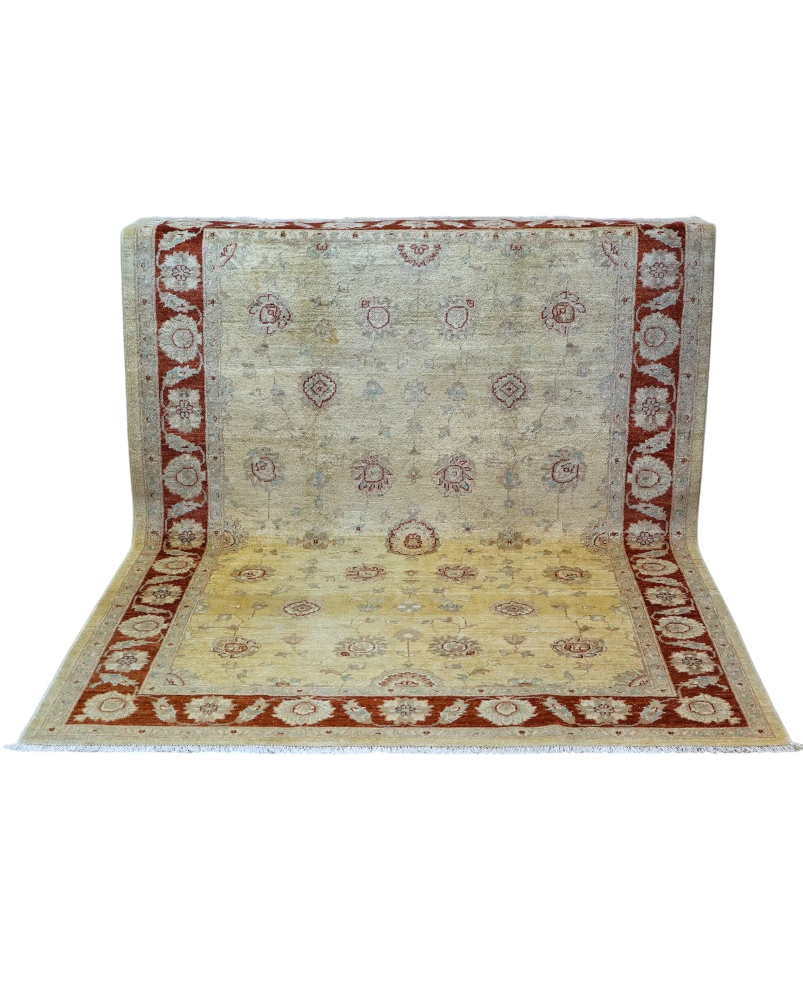 Ziegler Afghan Rug 233 × 172 cm, Wool, hand-knotted