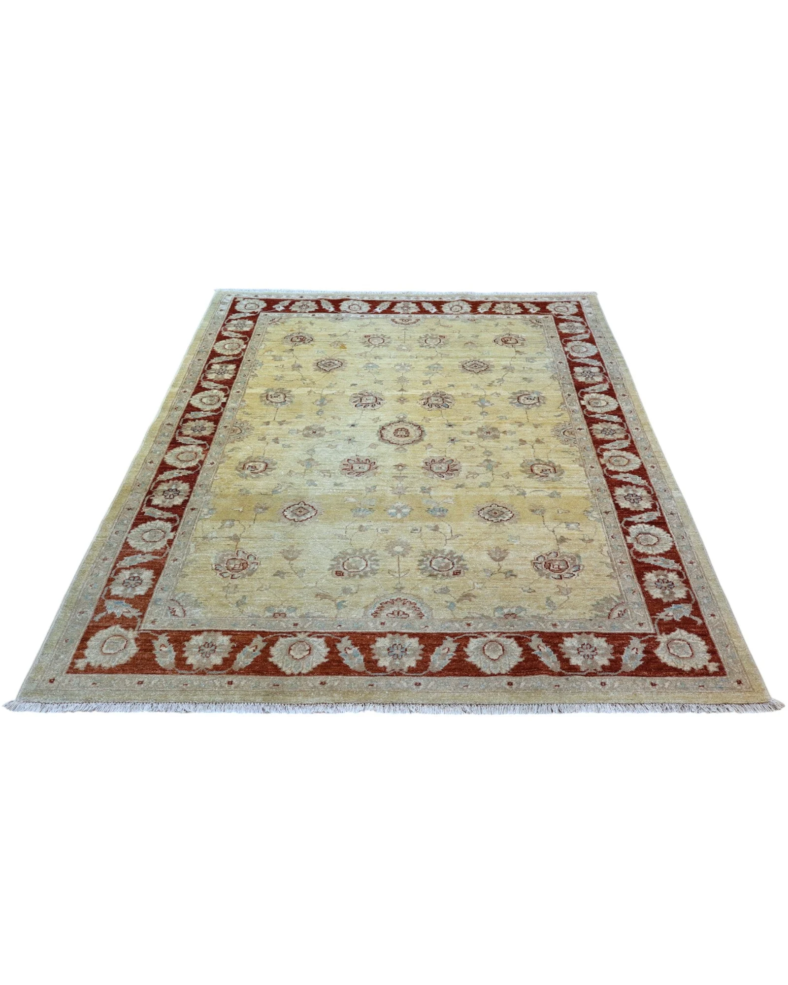 Ziegler Afghan Rug 233 × 172 cm, Wool, hand-knotted