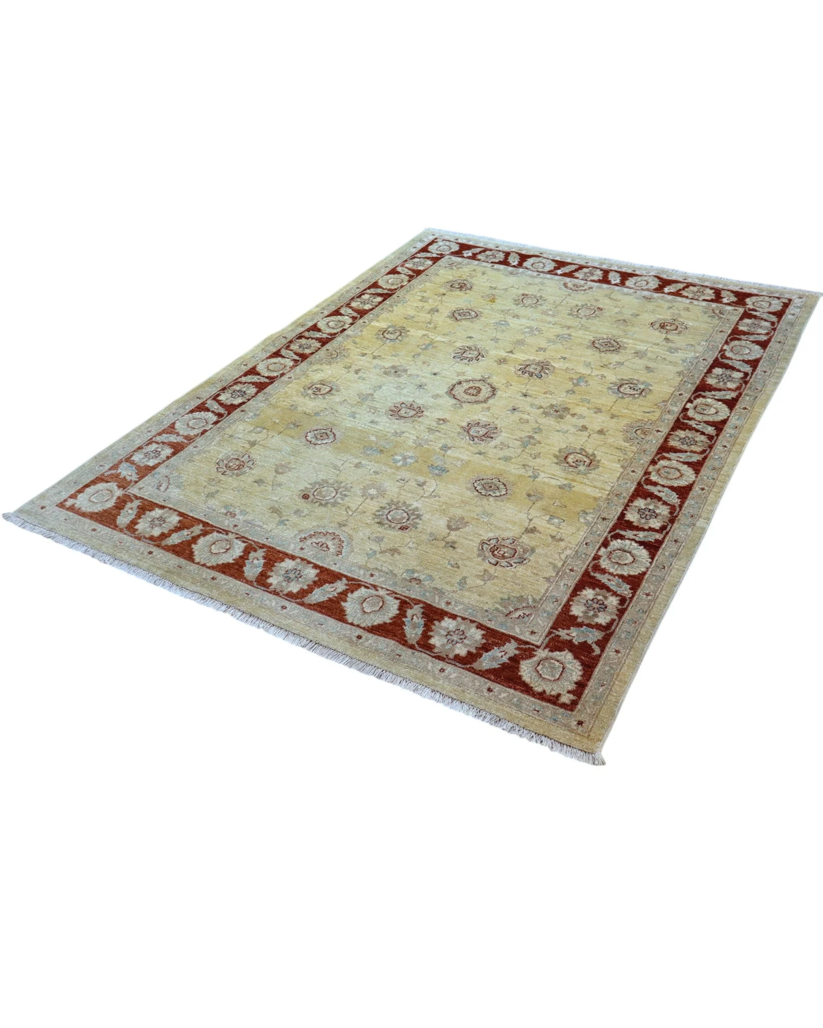 Ziegler Afghan Rug 233 × 172 cm, Wool, hand-knotted