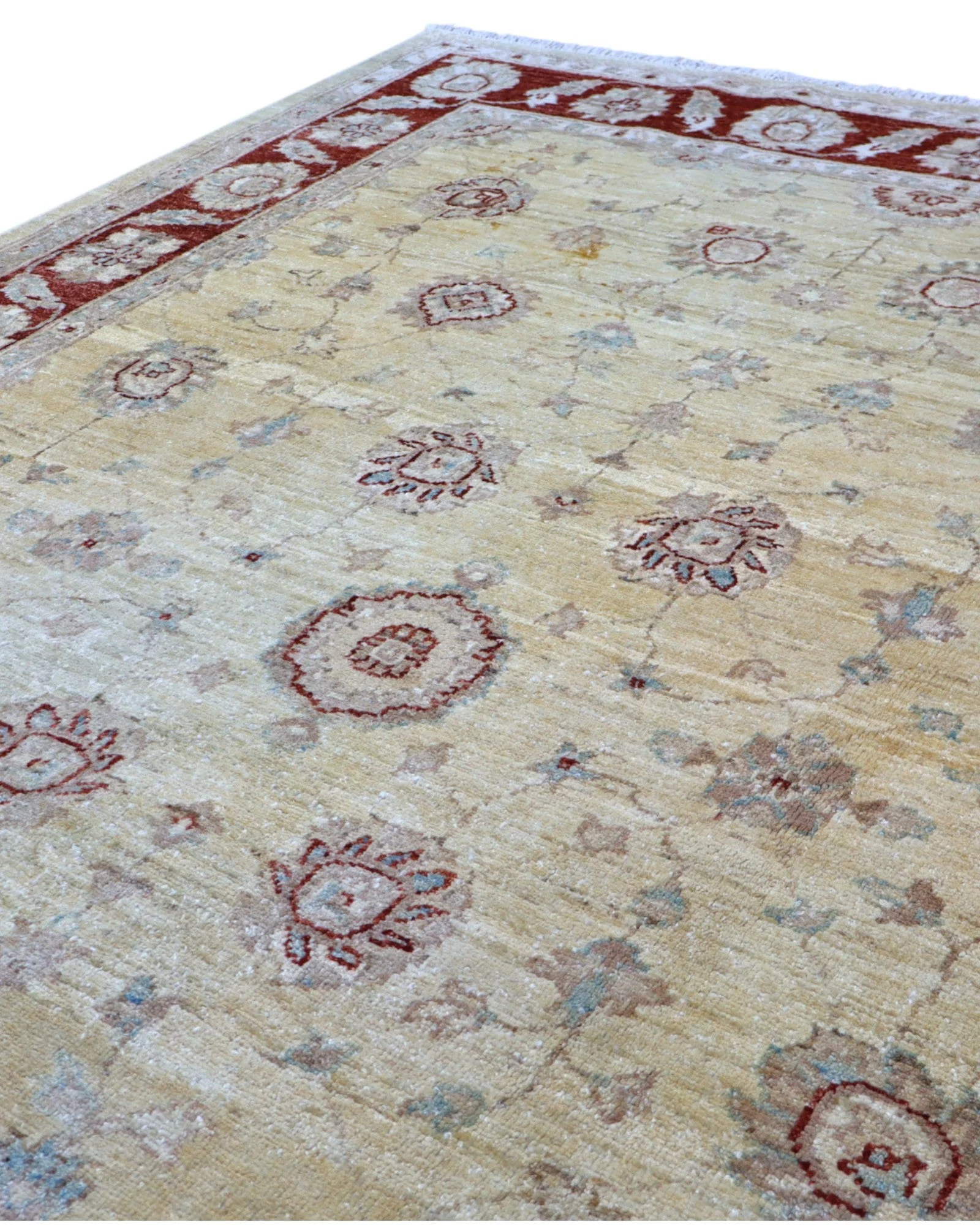 Ziegler Afghan Rug 233 × 172 cm, Wool, hand-knotted