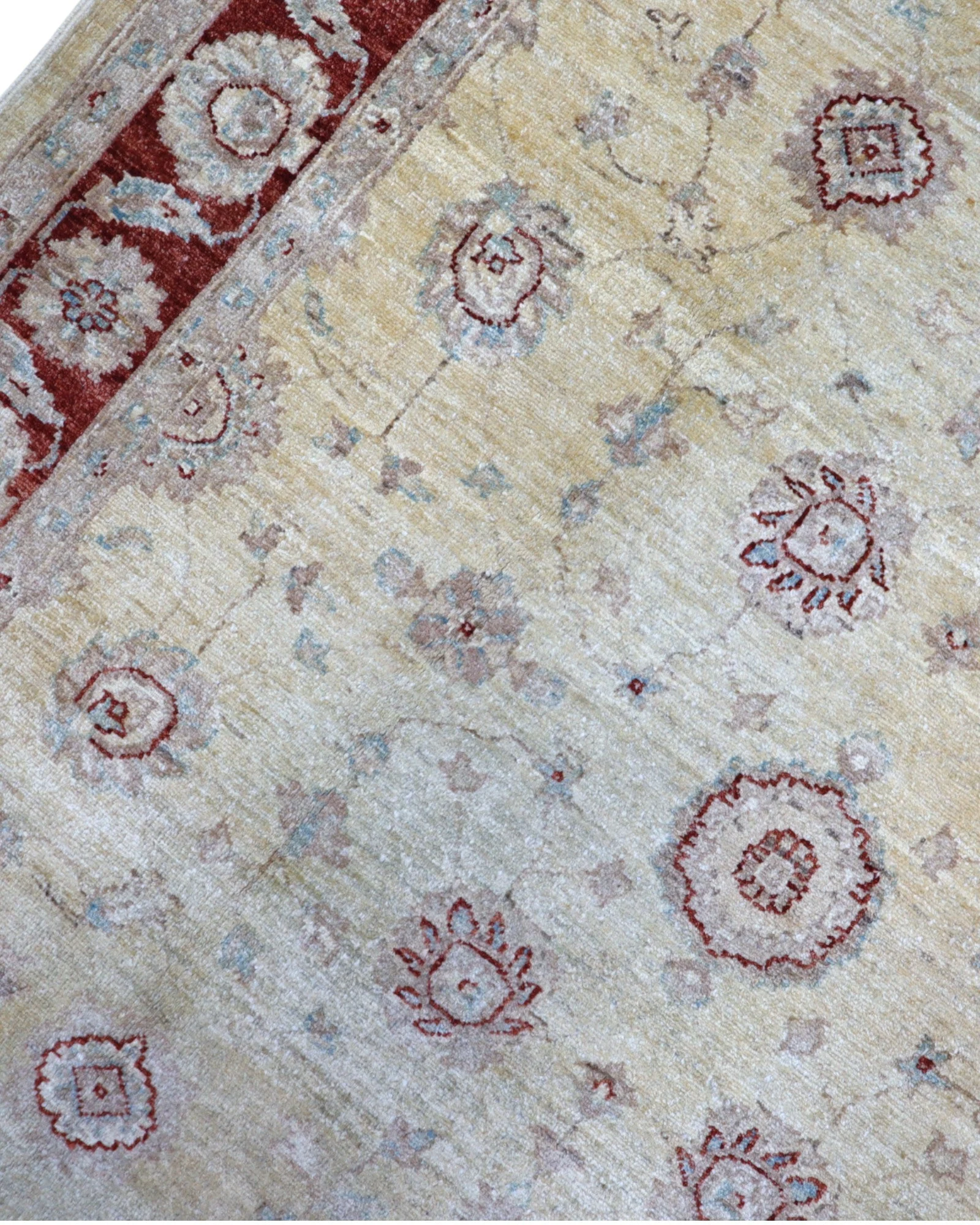Ziegler Afghan Rug 233 × 172 cm, Wool, hand-knotted