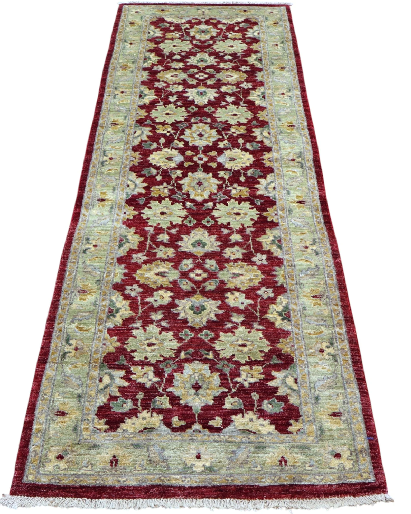 Ziegler Afghan Rug 250 × 80 cm, Wool, hand-knotted