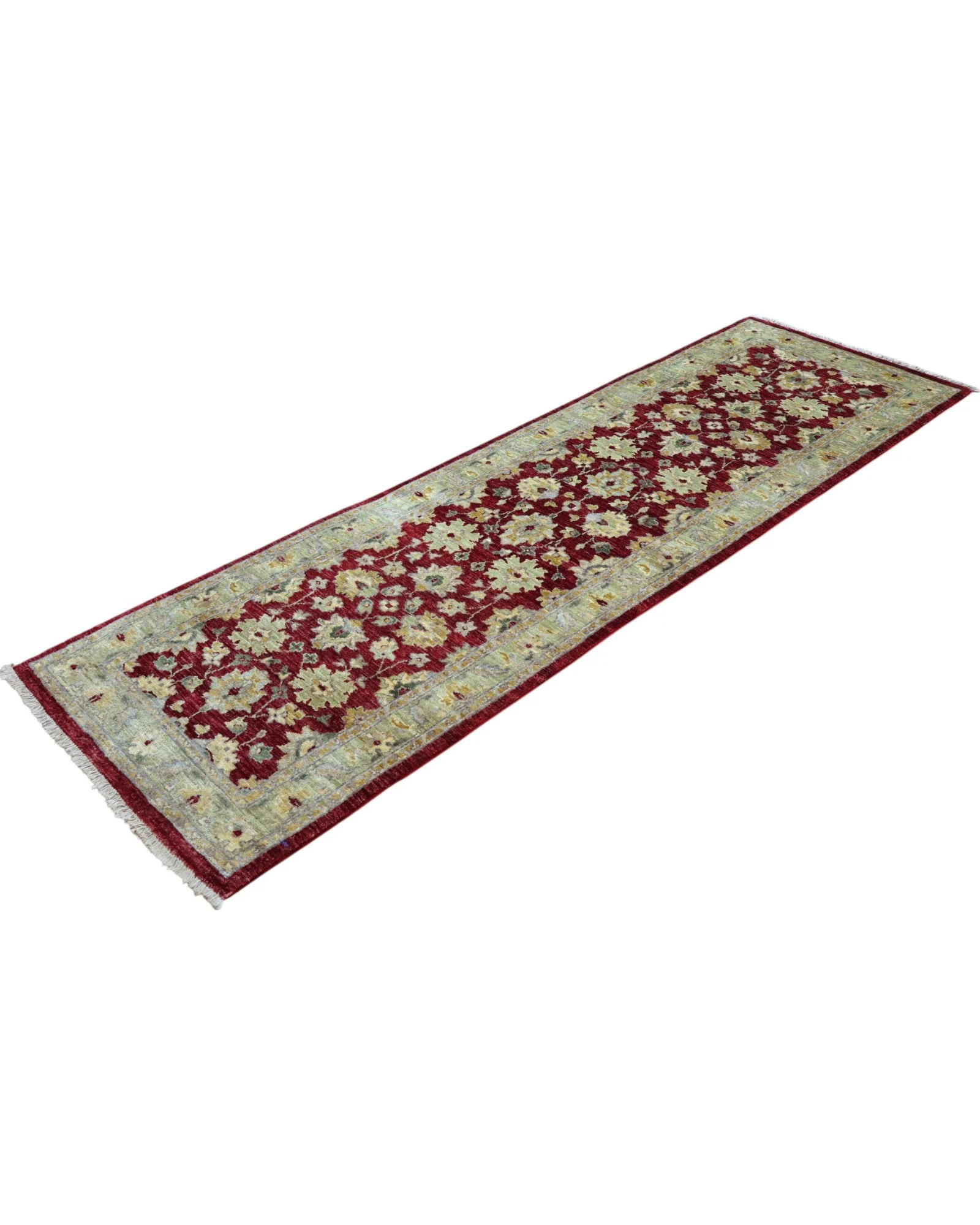 Ziegler Afghan Rug 250 × 80 cm, Wool, hand-knotted