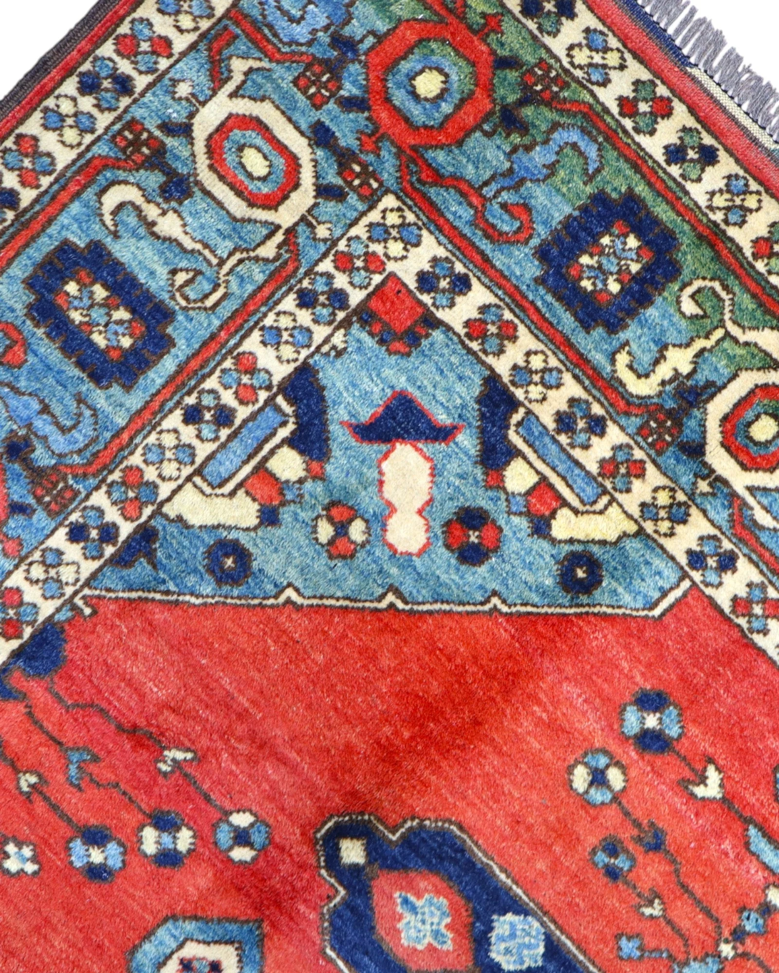 Kazak Afghan Rug 204 × 171 cm, Wool, hand-knotted