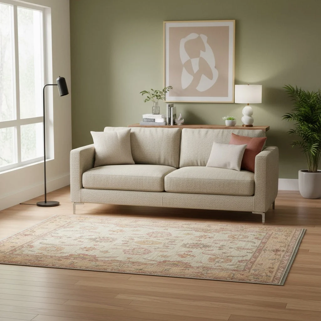 Ziegler Afghan Rug 198 × 150 cm, Wool, hand-knotted