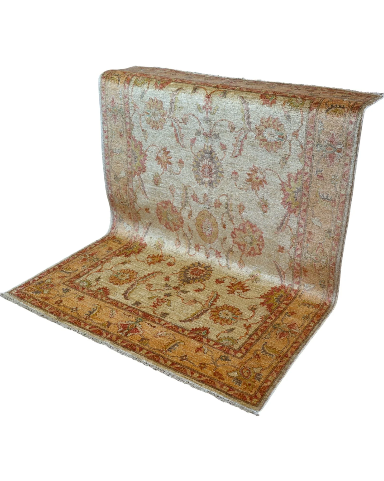 Ziegler Afghan Rug 198 × 150 cm, Wool, hand-knotted