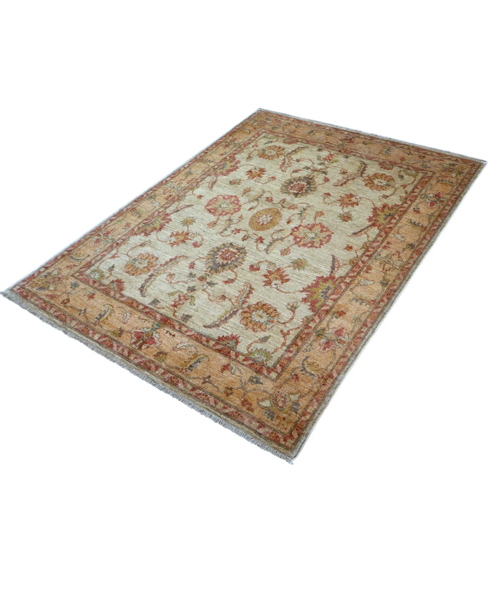 Ziegler Afghan Rug 198 × 150 cm, Wool, hand-knotted