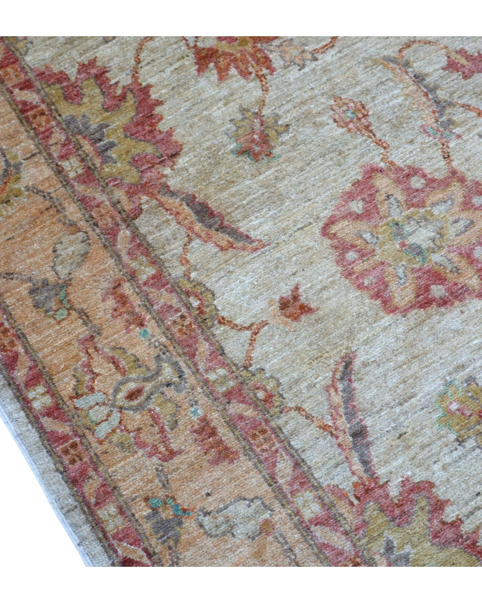 Ziegler Afghan Rug 198 × 150 cm, Wool, hand-knotted