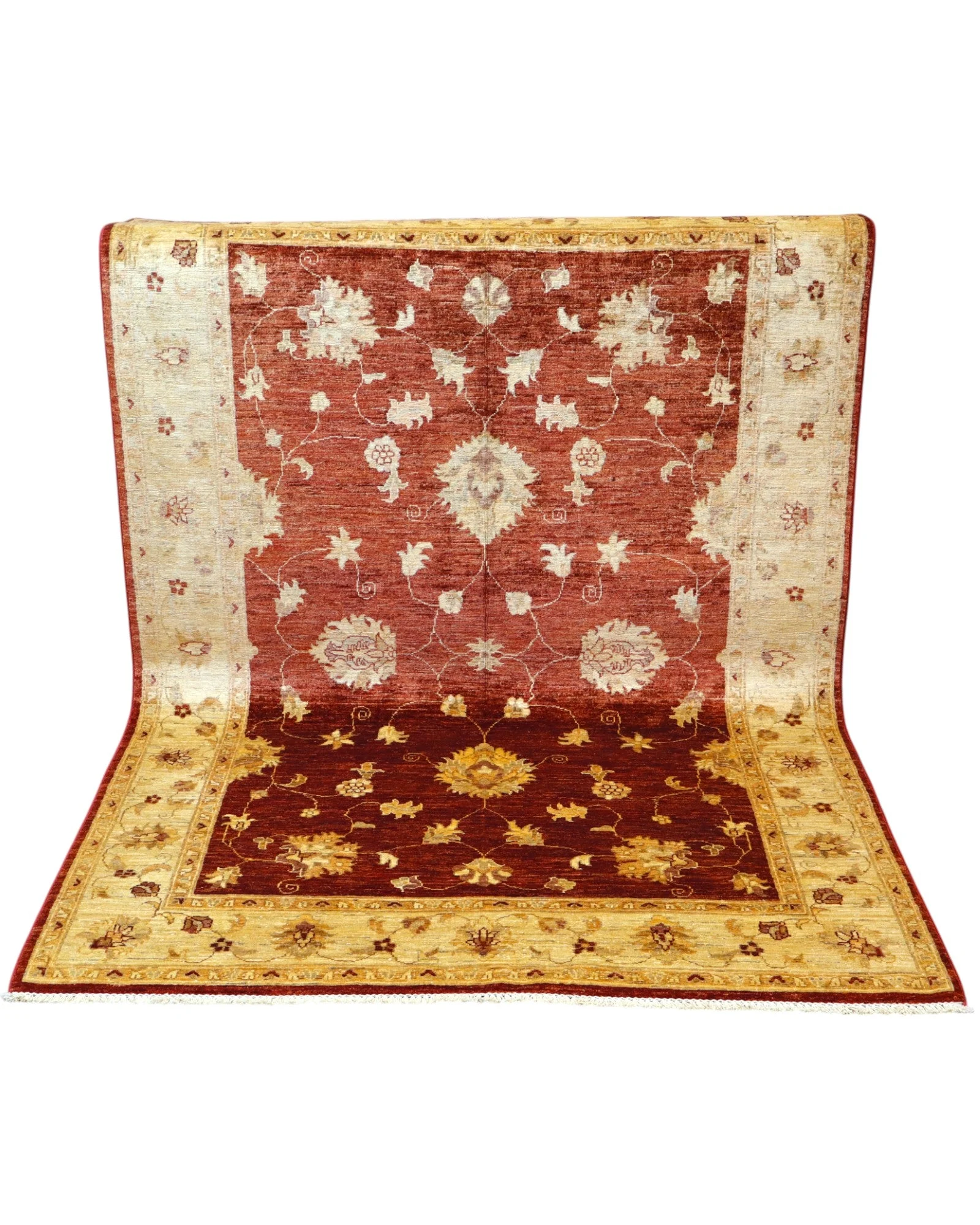 Hand-Knotted Wool Ziegler Persian Rug, 318 × 238 cm