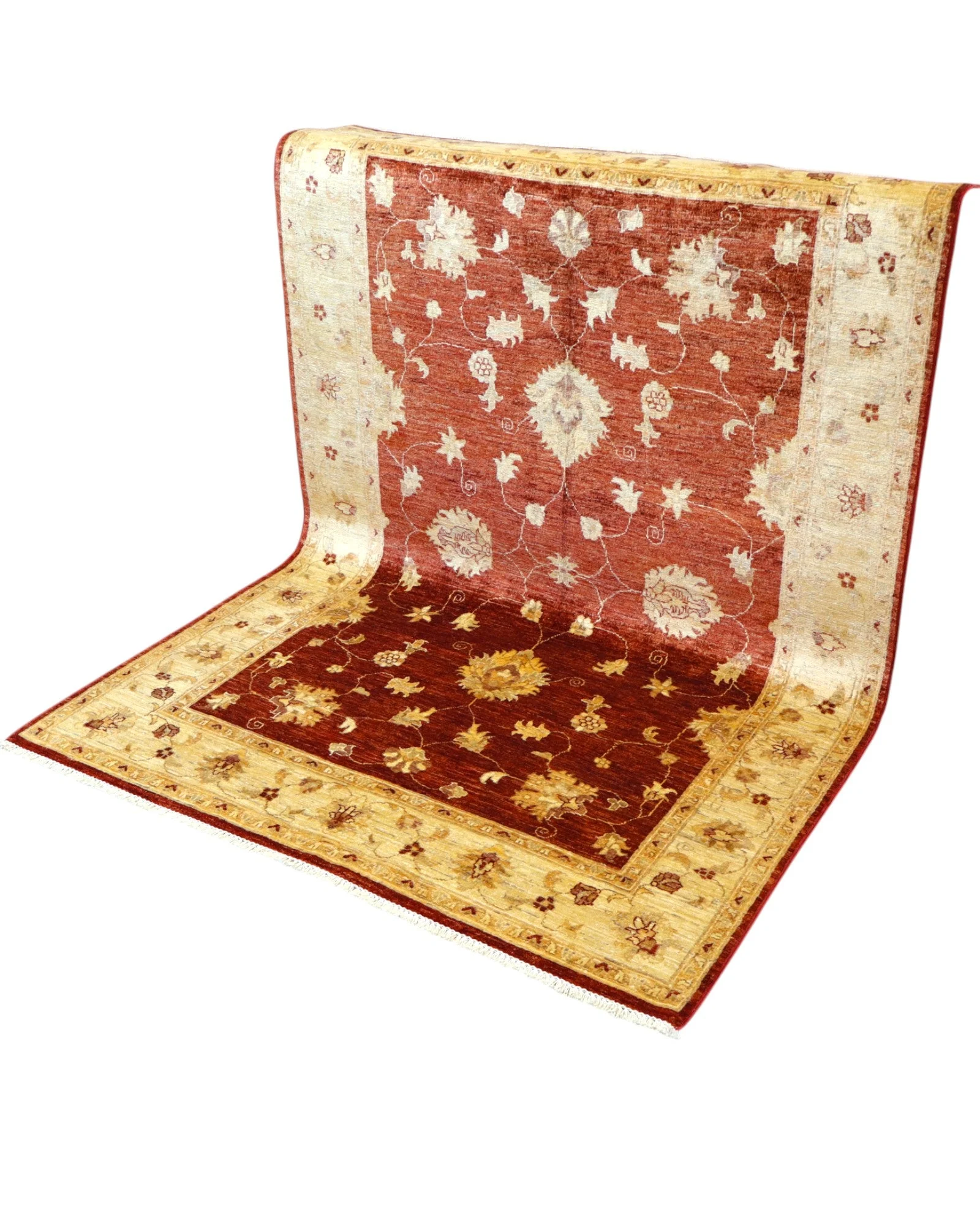 Hand-Knotted Wool Ziegler Persian Rug, 318 × 238 cm