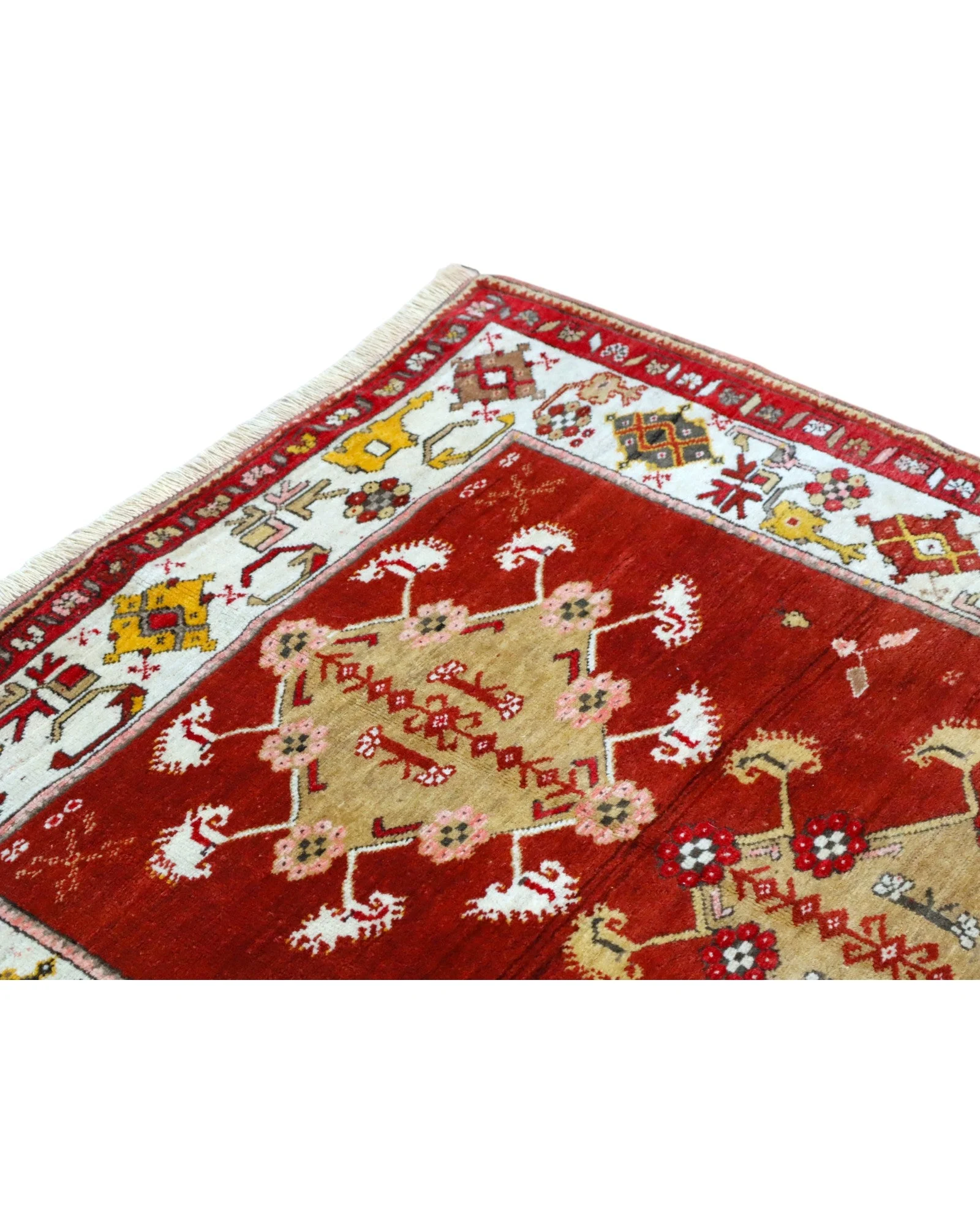 Hand-Knotted Wool Oriental Rug, 168 × 126 cm