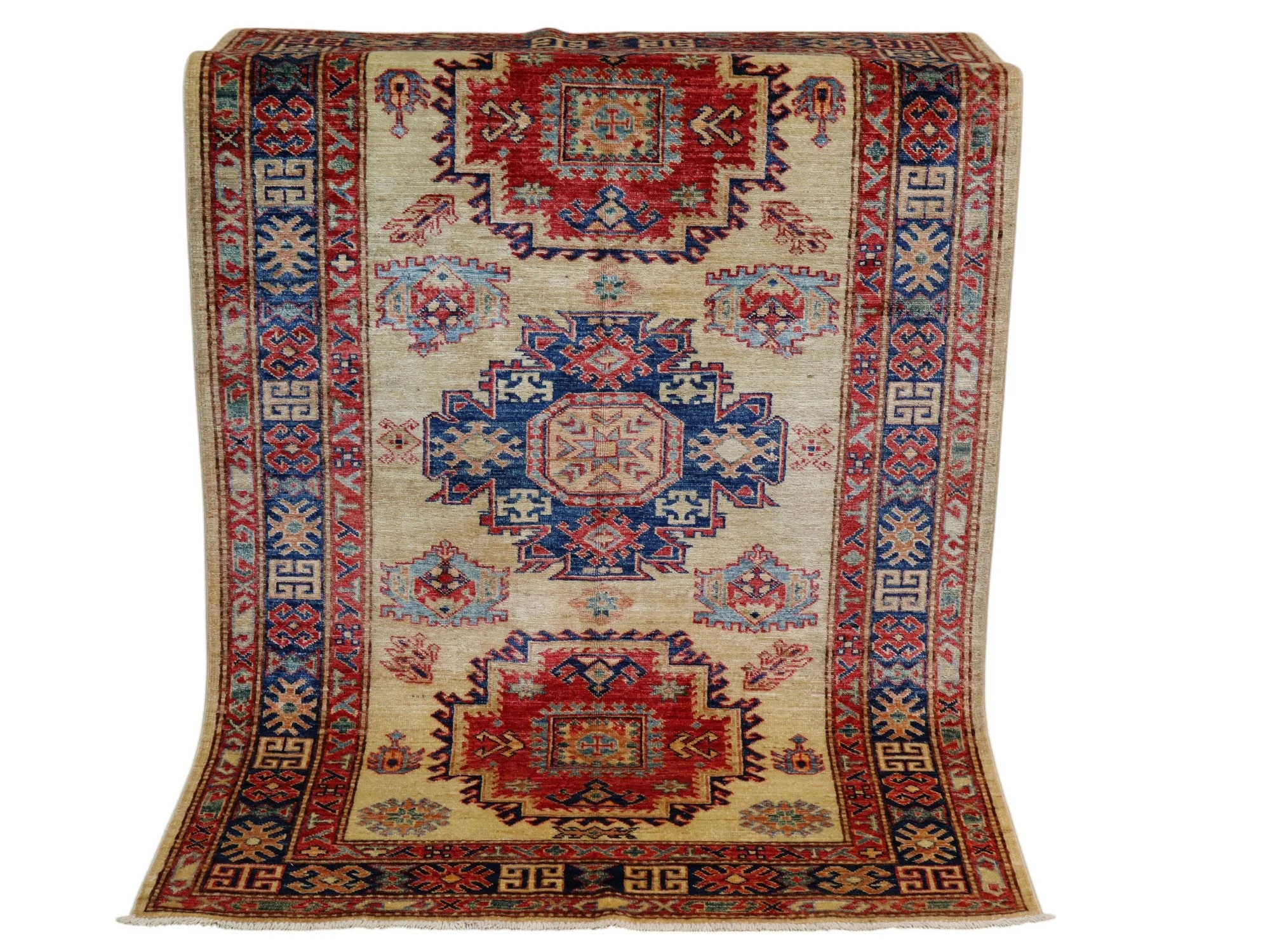 Kazak Oriental Rug — hand-knotted, 171 × 117 cm, Wool