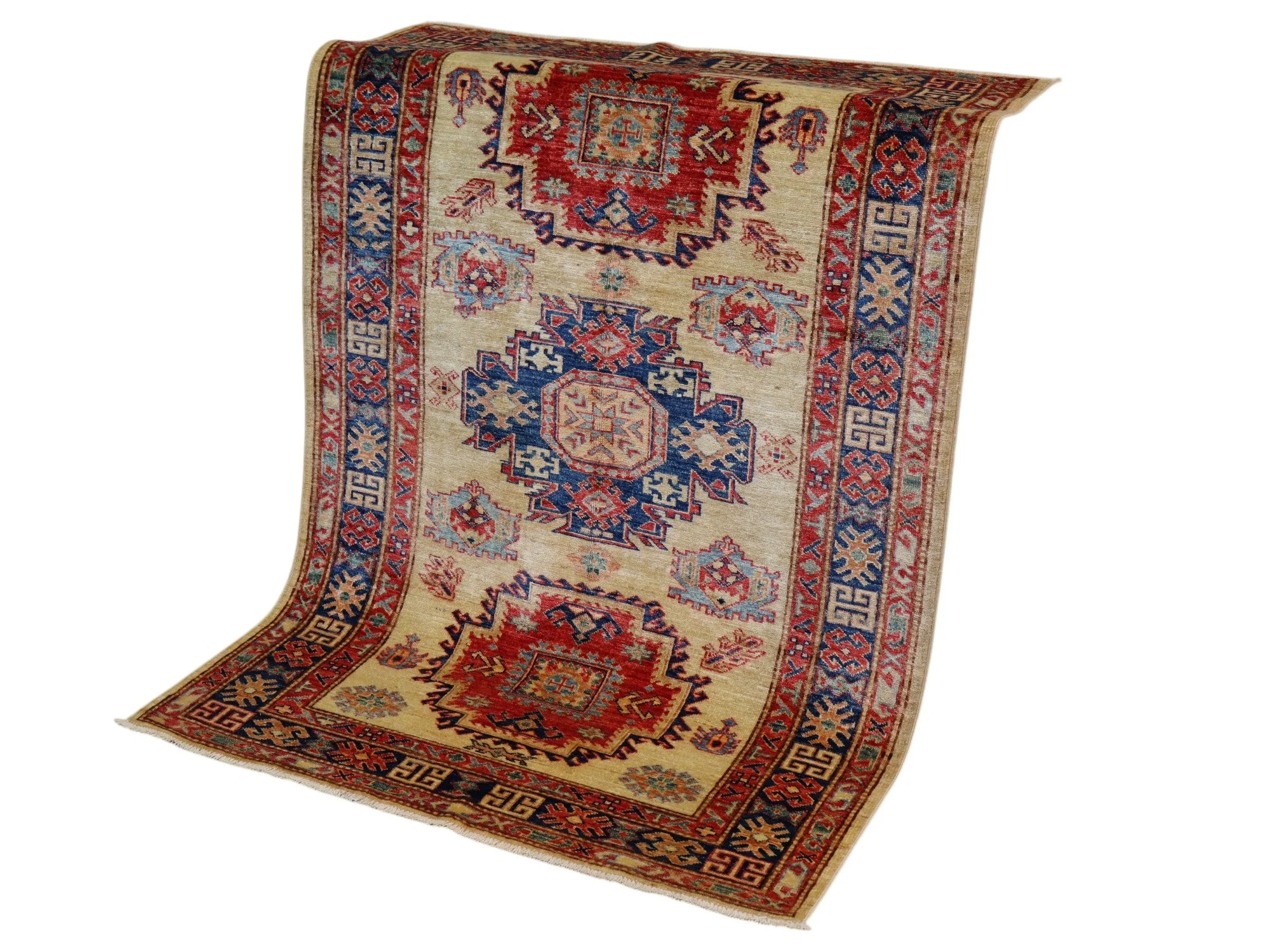 Kazak Oriental Rug — hand-knotted, 171 × 117 cm, Wool