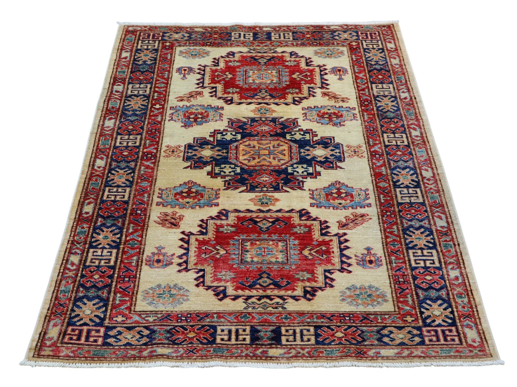 Kazak Oriental Rug — hand-knotted, 171 × 117 cm, Wool