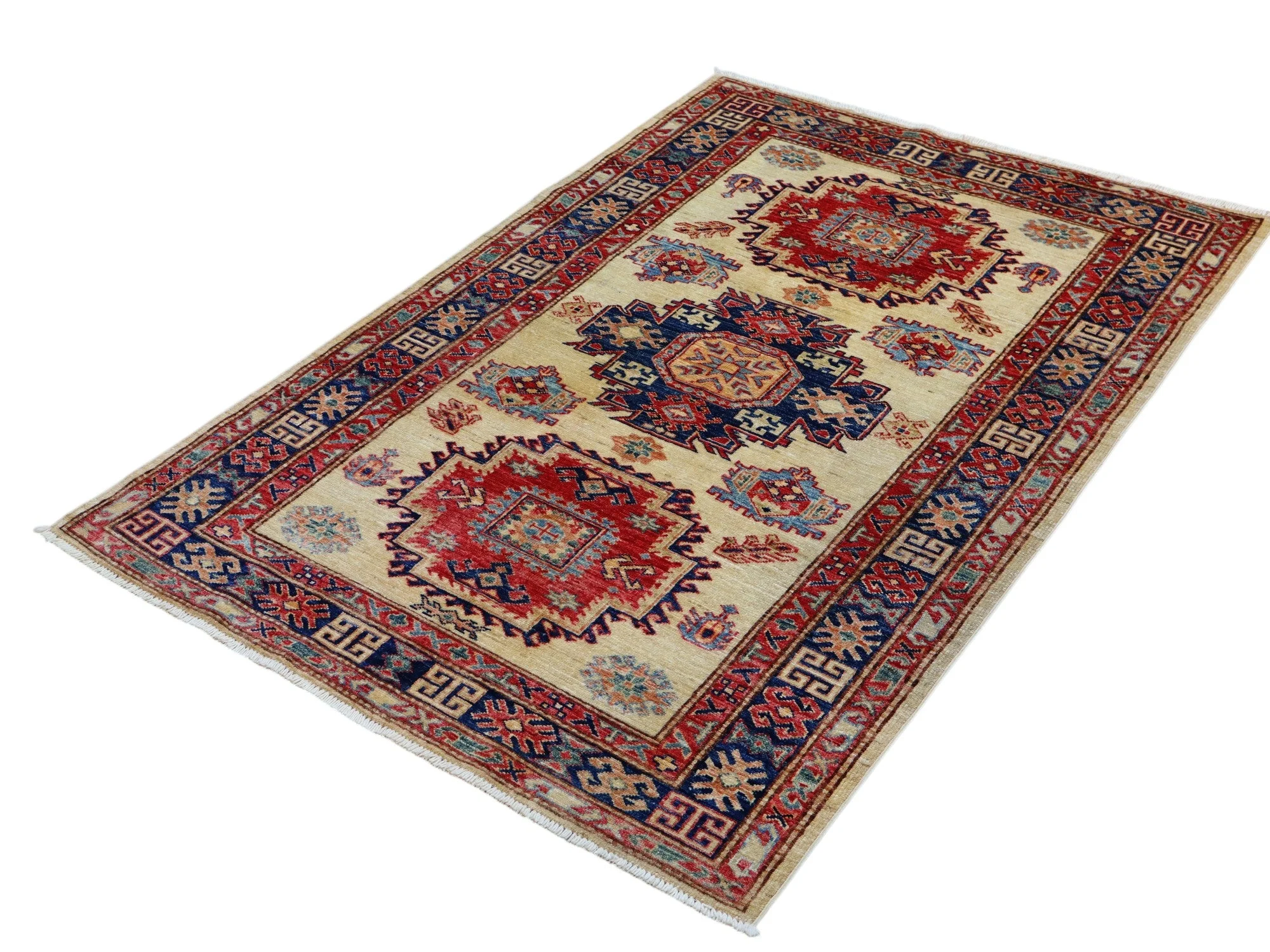 Kazak Oriental Rug — hand-knotted, 171 × 117 cm, Wool