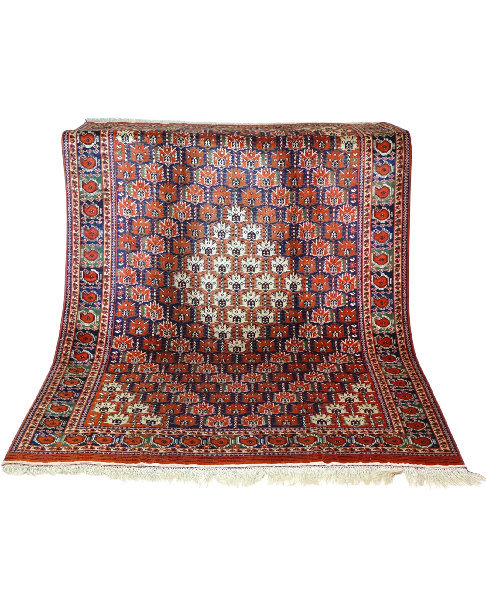 Persian Rug — hand-knotted, 251 × 175 cm, Wool