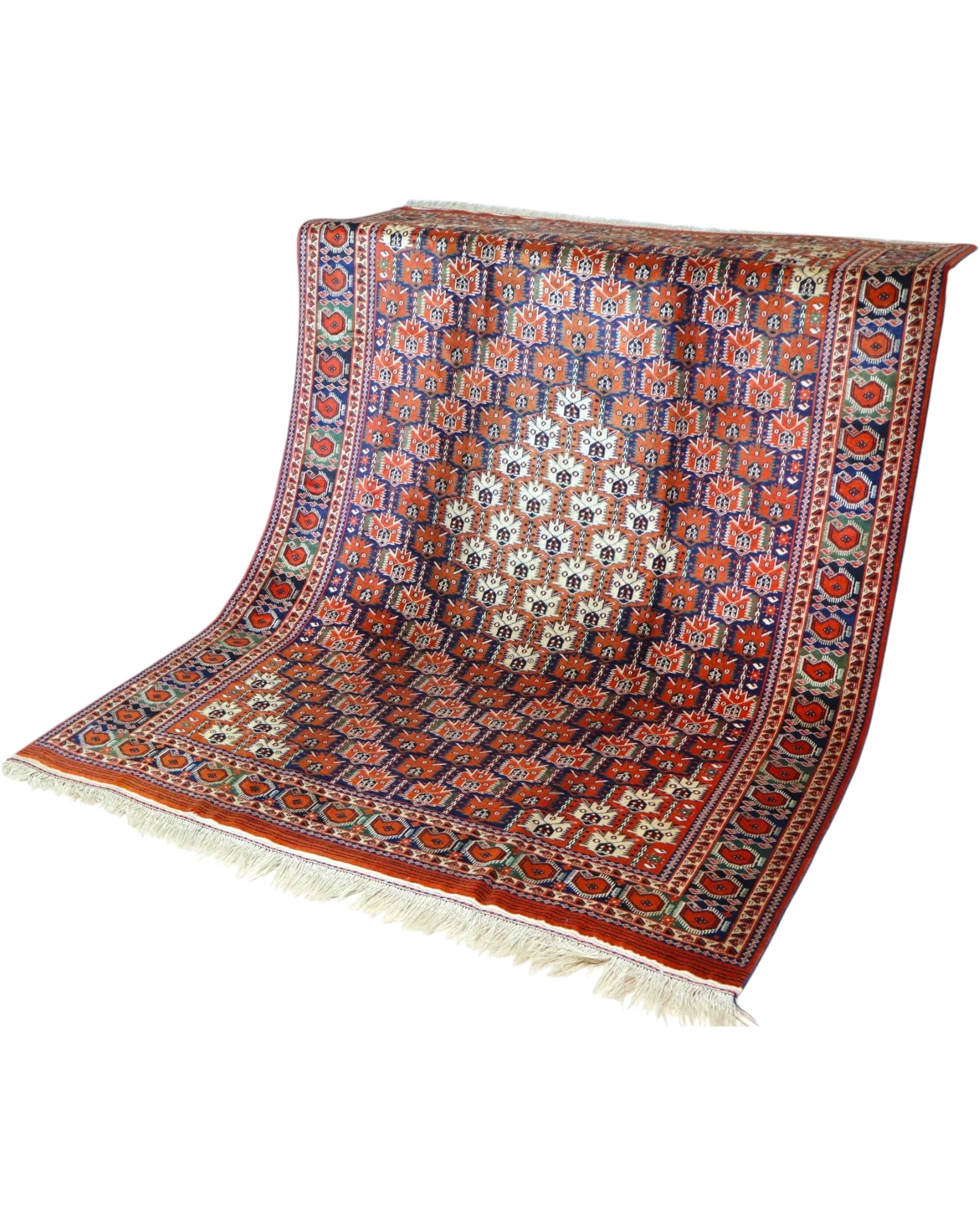 Persian Rug — hand-knotted, 251 × 175 cm, Wool
