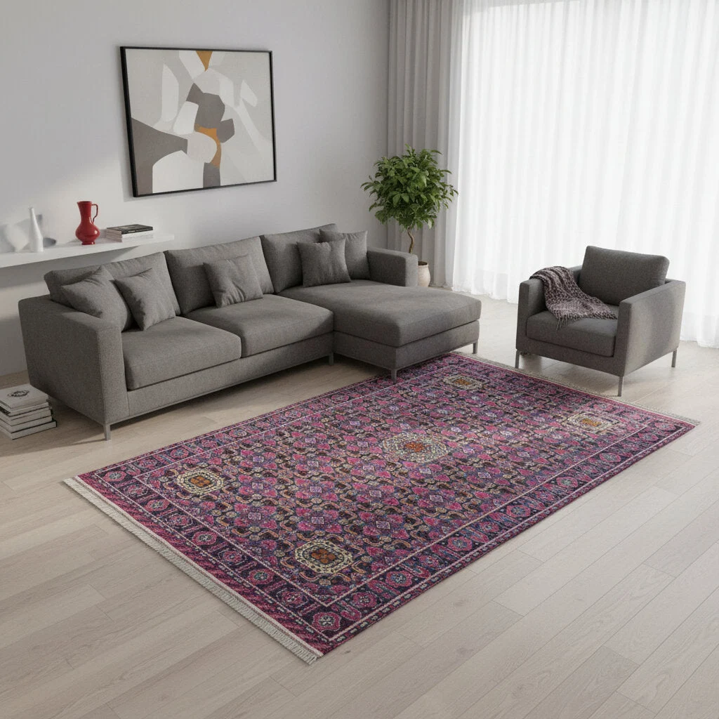 Oriental Rug — hand-knotted, Wool