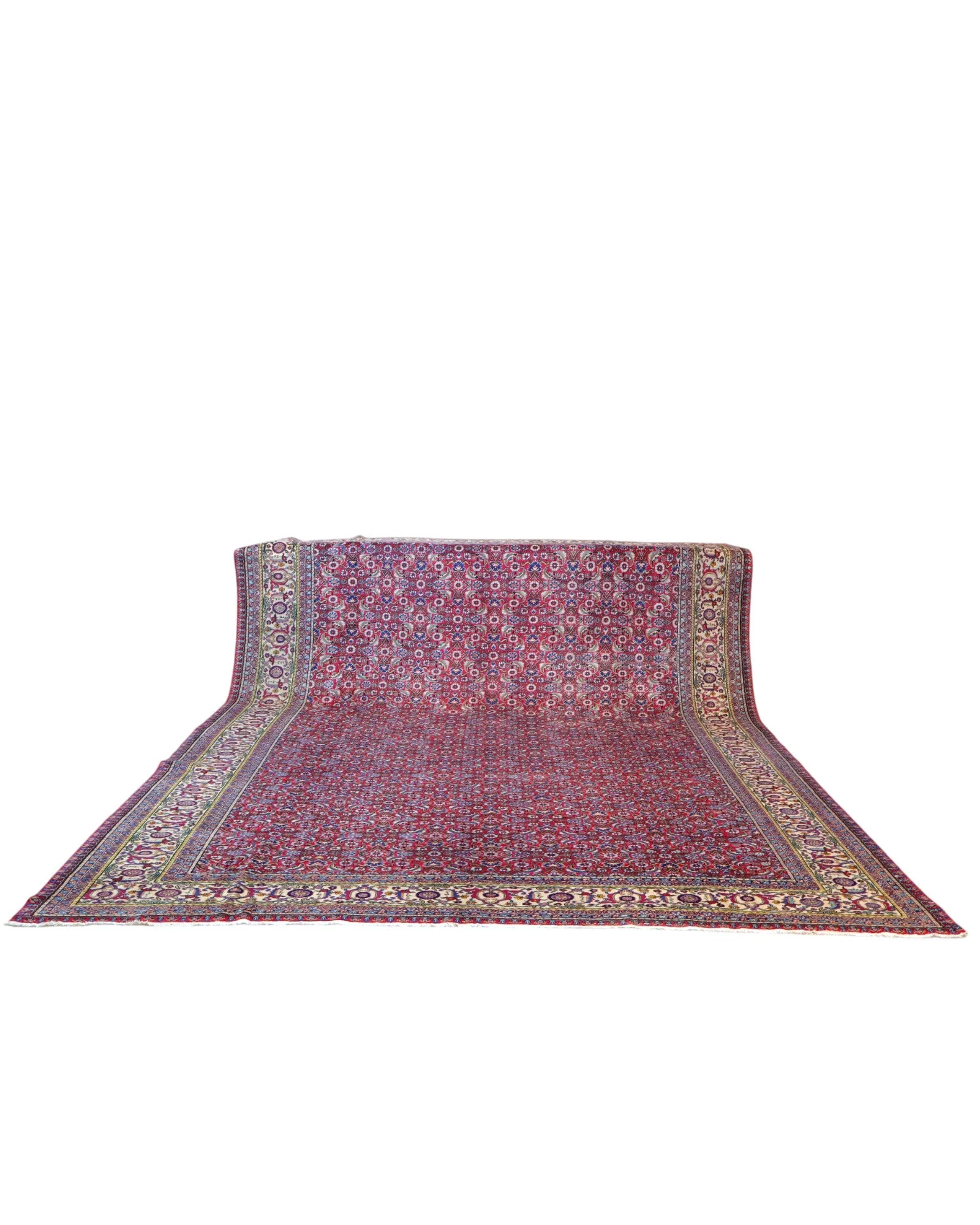 Turkish Rug 424 × 320 cm, Wool, hand-knotted