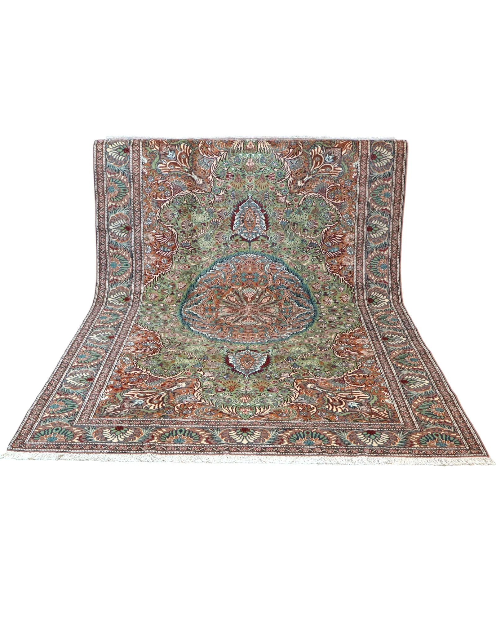Hand-Knotted Wool Oriental Rug, 290 × 193 cm