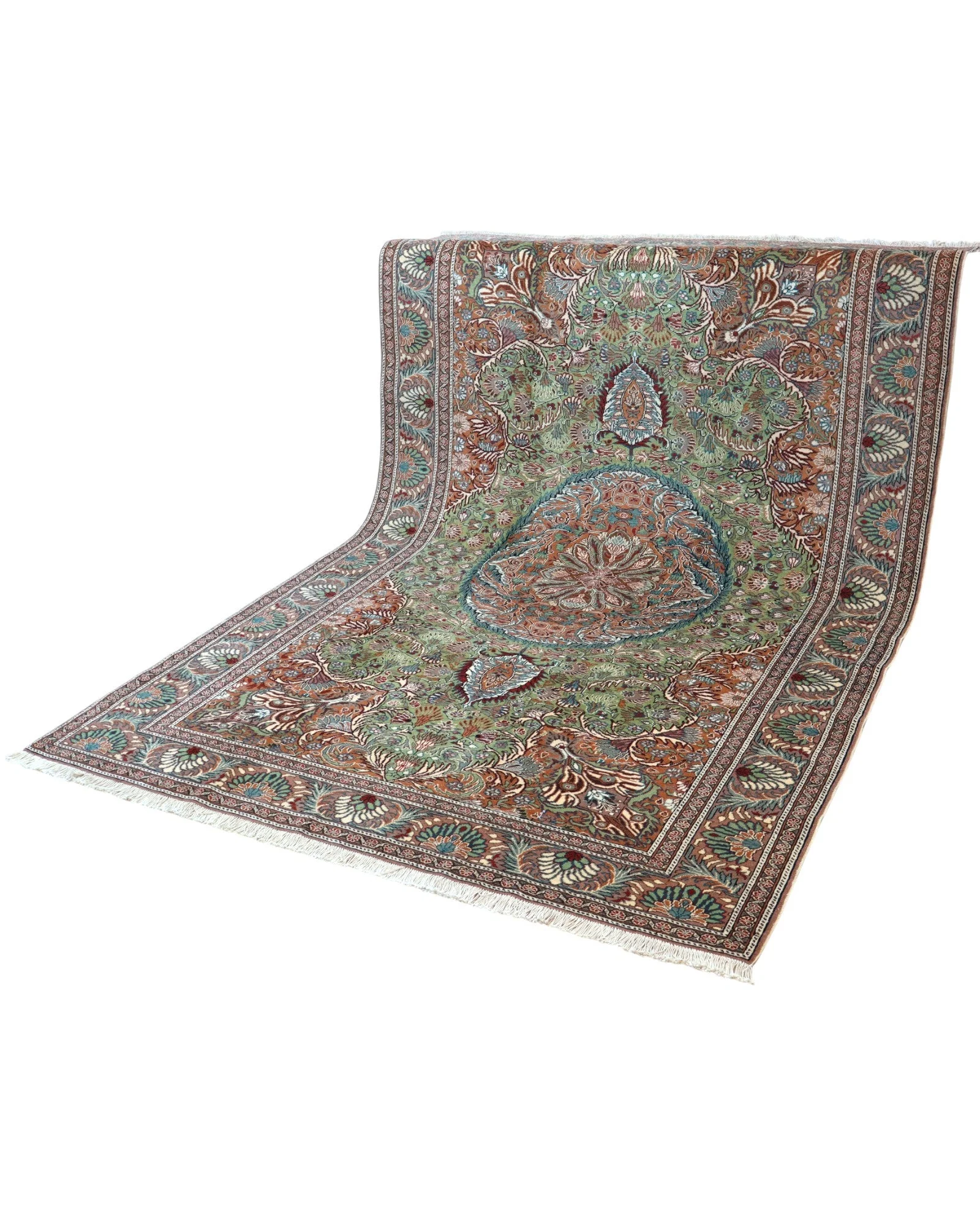 Hand-Knotted Wool Oriental Rug, 290 × 193 cm
