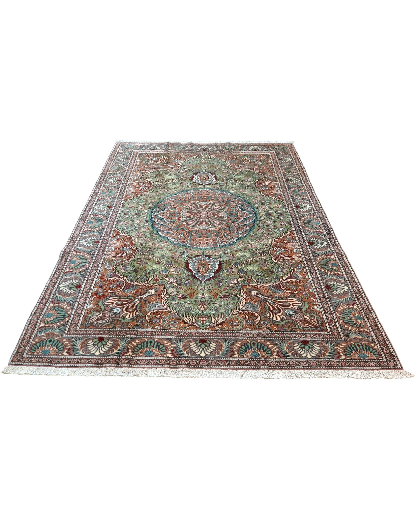 Hand-Knotted Wool Oriental Rug, 290 × 193 cm