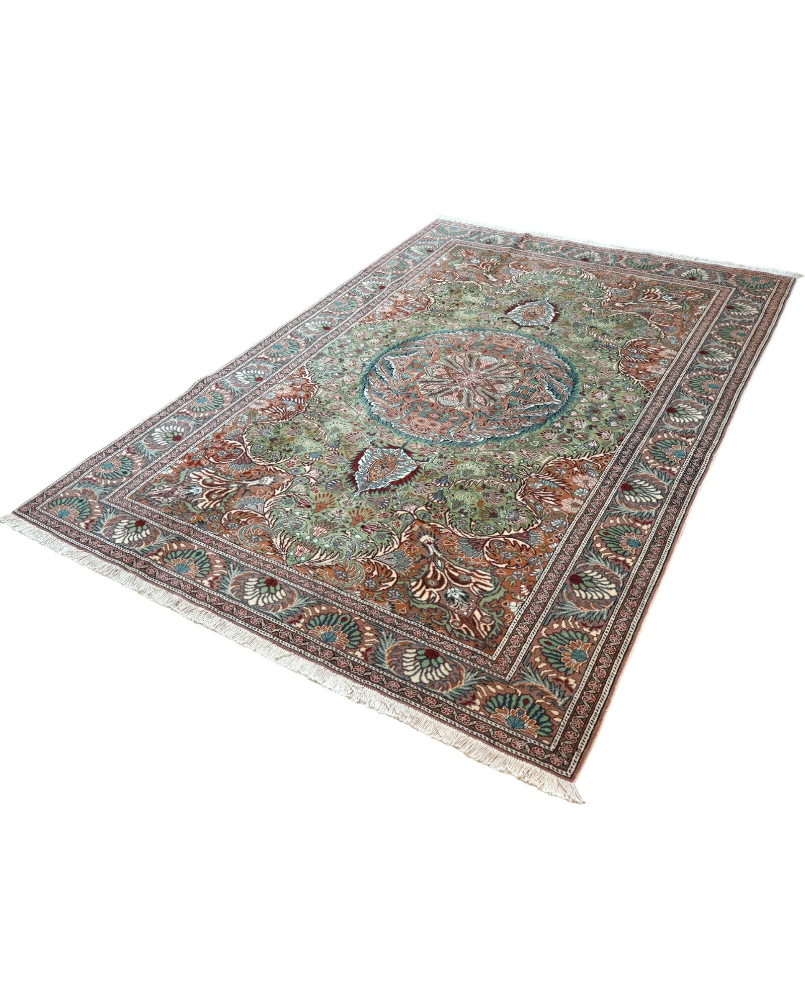 Hand-Knotted Wool Oriental Rug, 290 × 193 cm