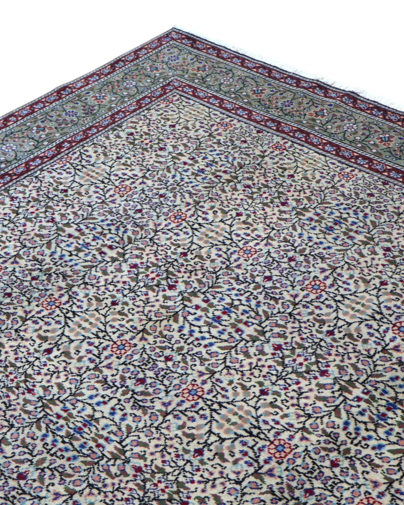 Hand-Knotted Wool Turkish Rug, 296 × 198 cm