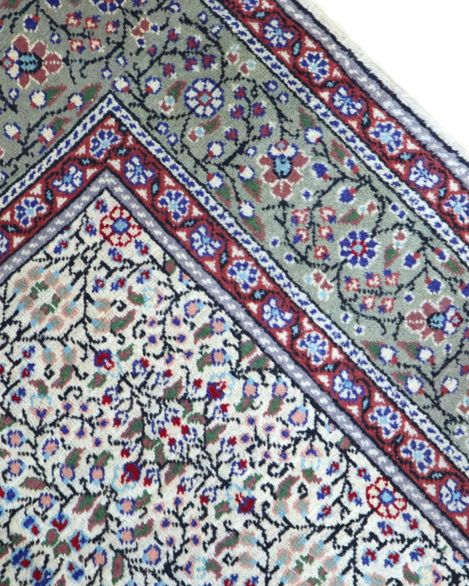 Hand-Knotted Wool Turkish Rug, 296 × 198 cm