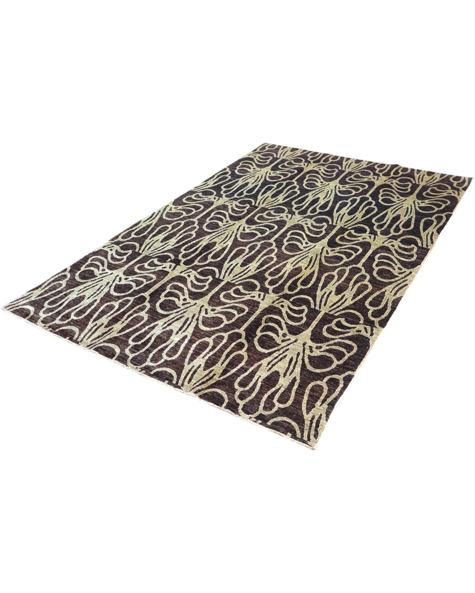 Gabbeh Persian Rug 275 × 178 cm, Wool, hand-knotted