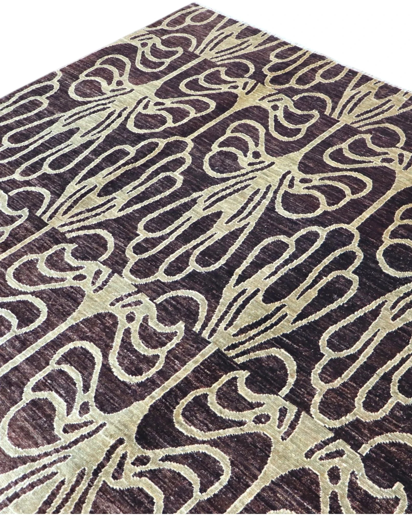 Gabbeh Persian Rug 275 × 178 cm, Wool, hand-knotted