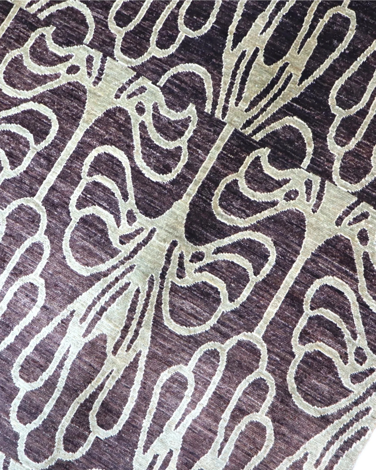 Gabbeh Persian Rug 275 × 178 cm, Wool, hand-knotted