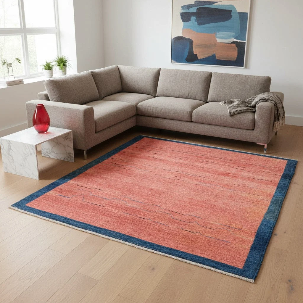 Gabbeh Persian Rug — hand-knotted, 268 × 229 cm, Wool