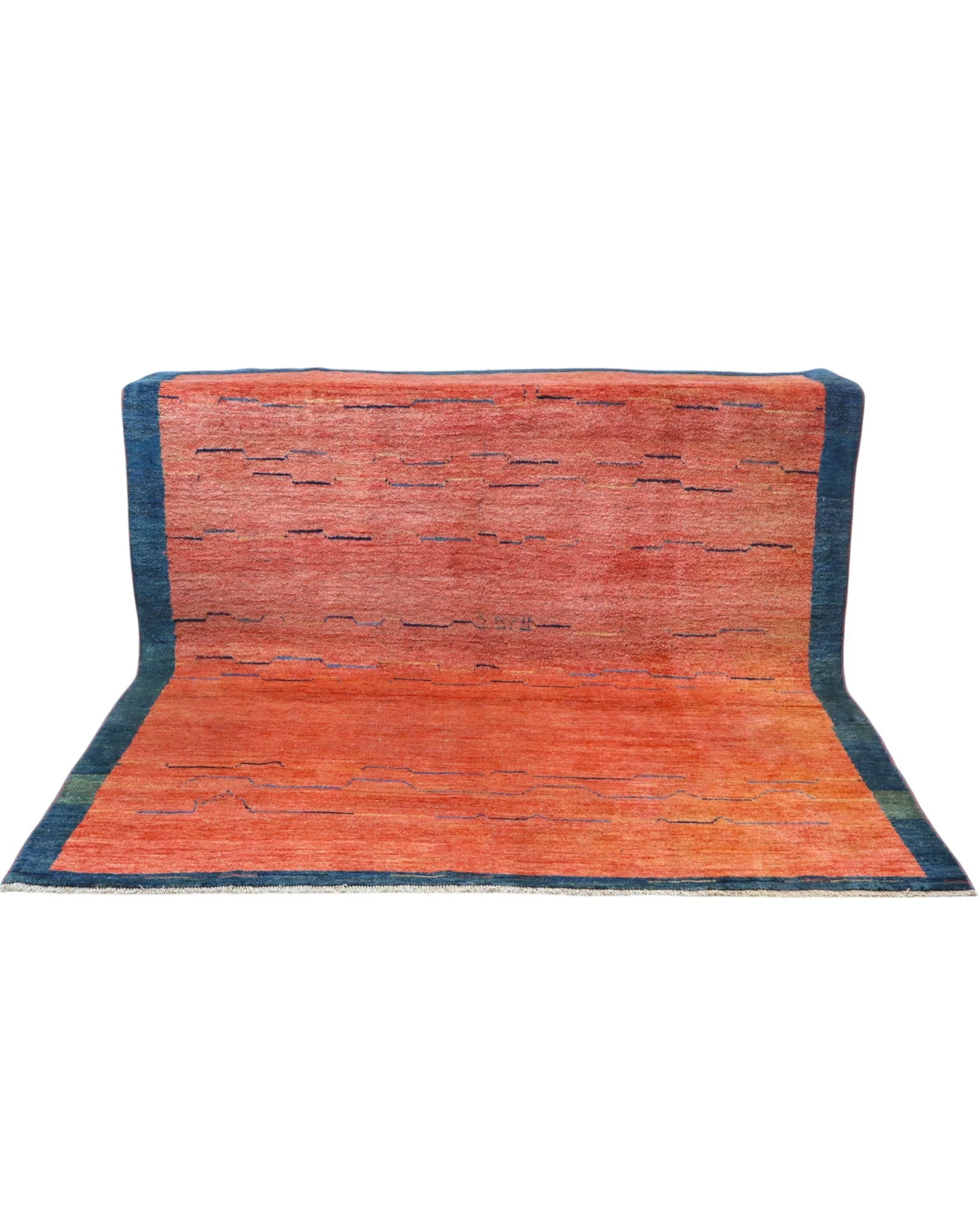 Gabbeh Persian Rug — hand-knotted, 268 × 229 cm, Wool