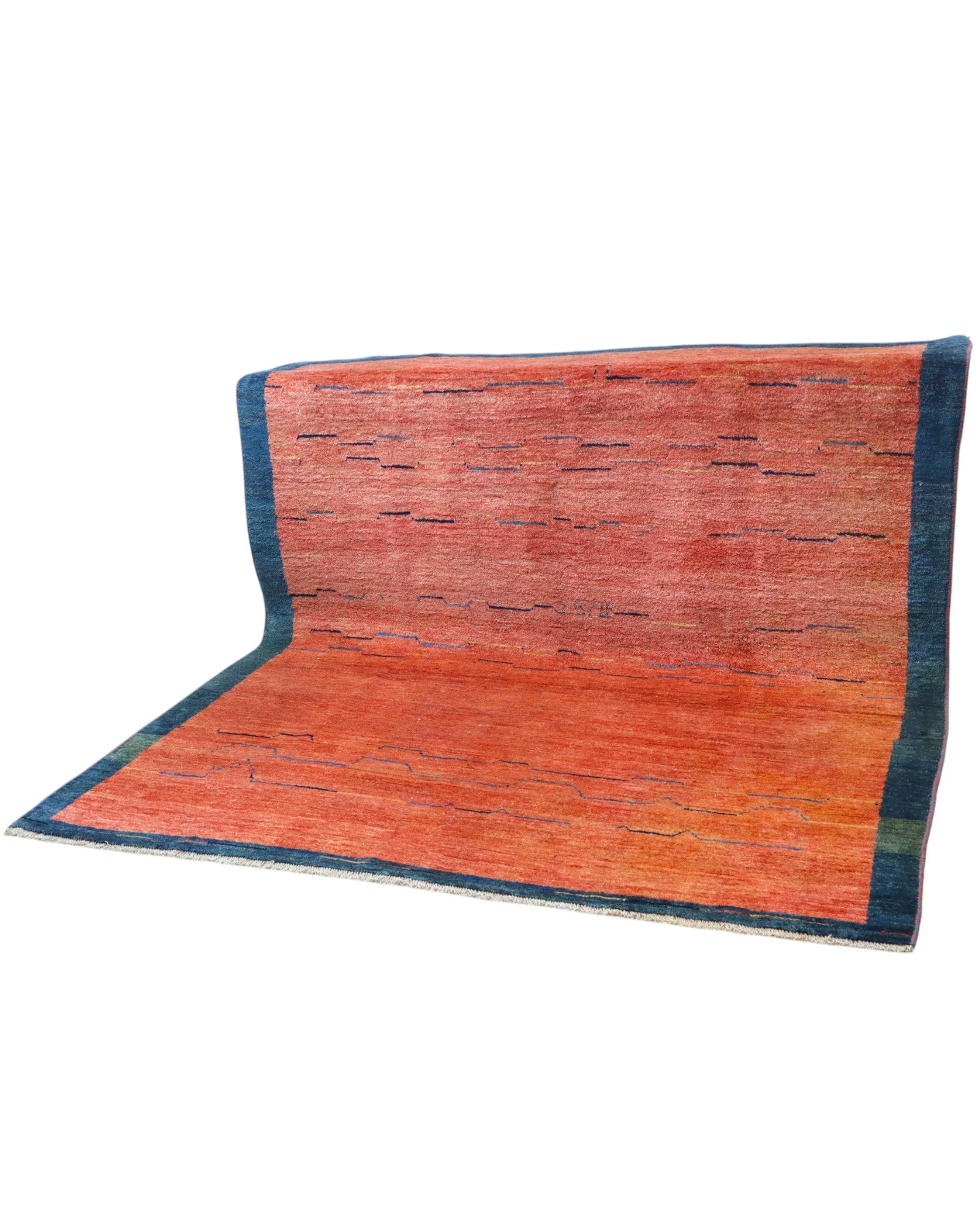 Gabbeh Persian Rug — hand-knotted, 268 × 229 cm, Wool