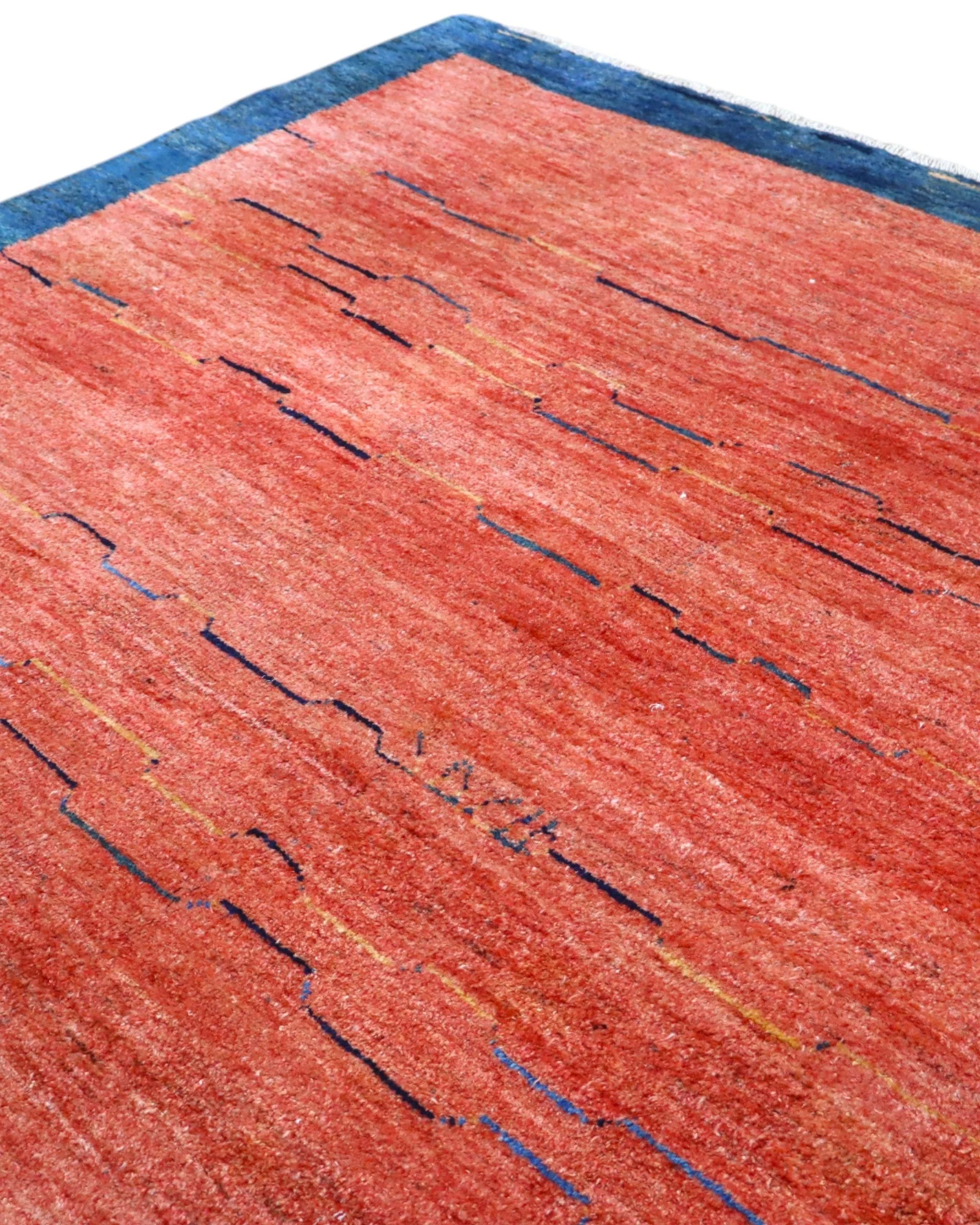 Gabbeh Persian Rug — hand-knotted, 268 × 229 cm, Wool