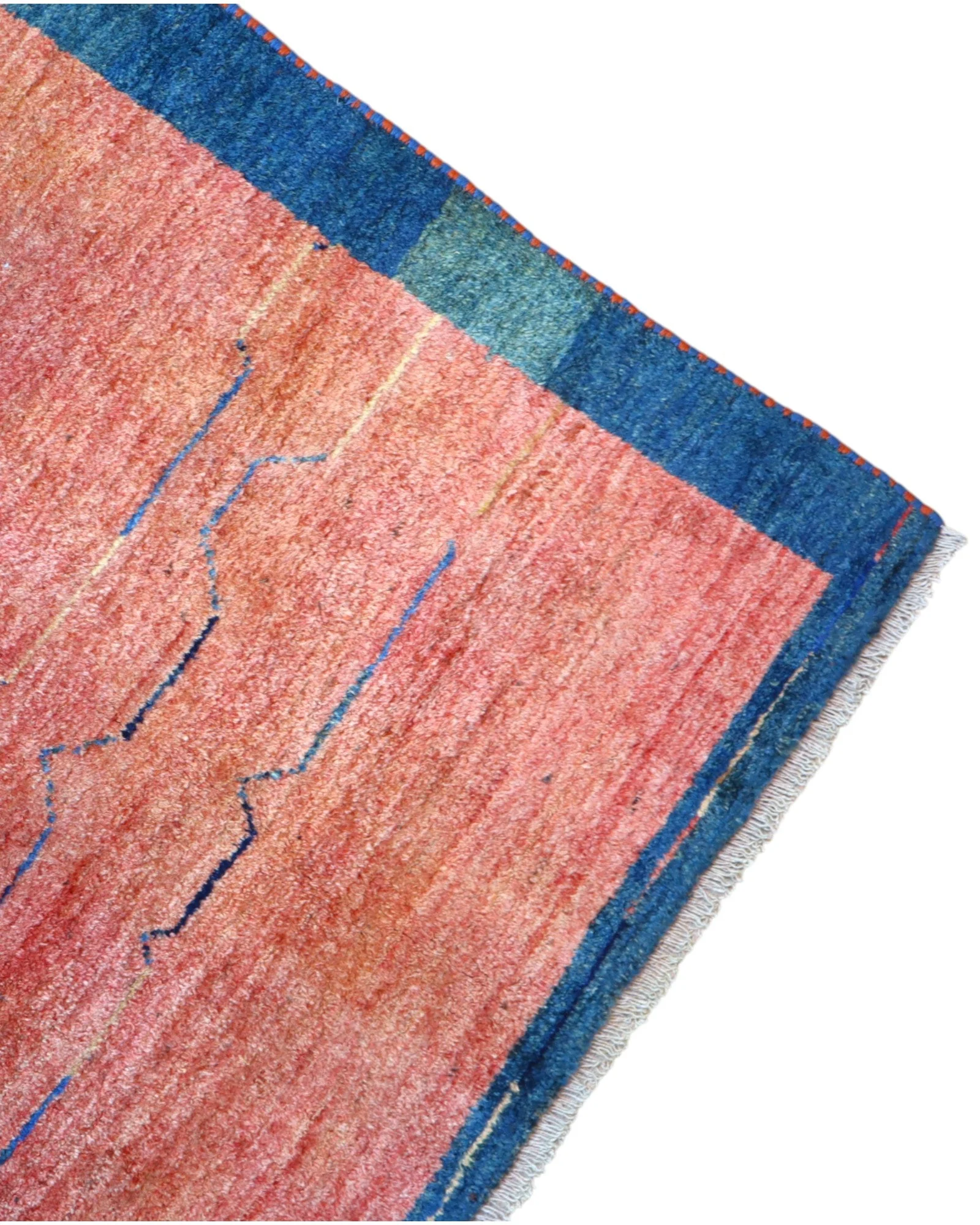 Gabbeh Persian Rug — hand-knotted, 268 × 229 cm, Wool