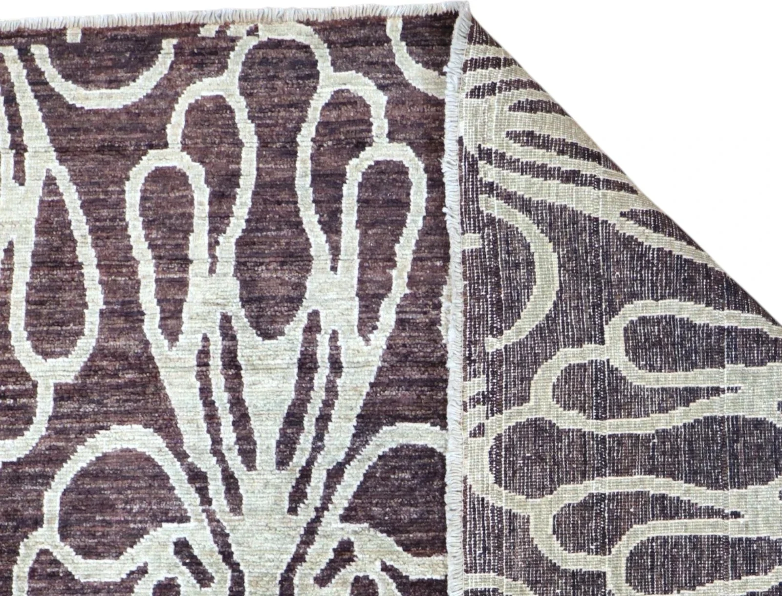 Gabbeh Persian Rug 275 × 178 cm, Wool, hand-knotted