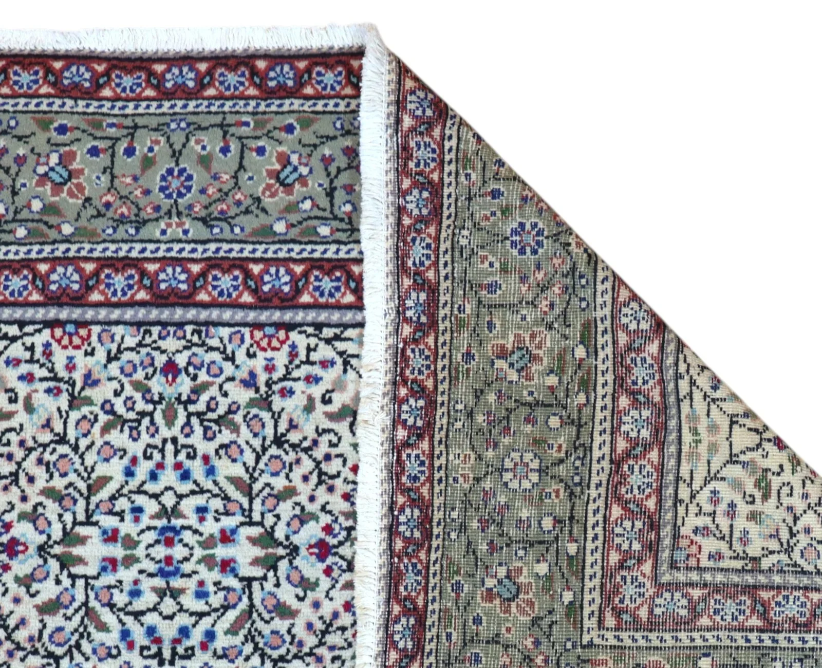 Hand-Knotted Wool Turkish Rug, 296 × 198 cm