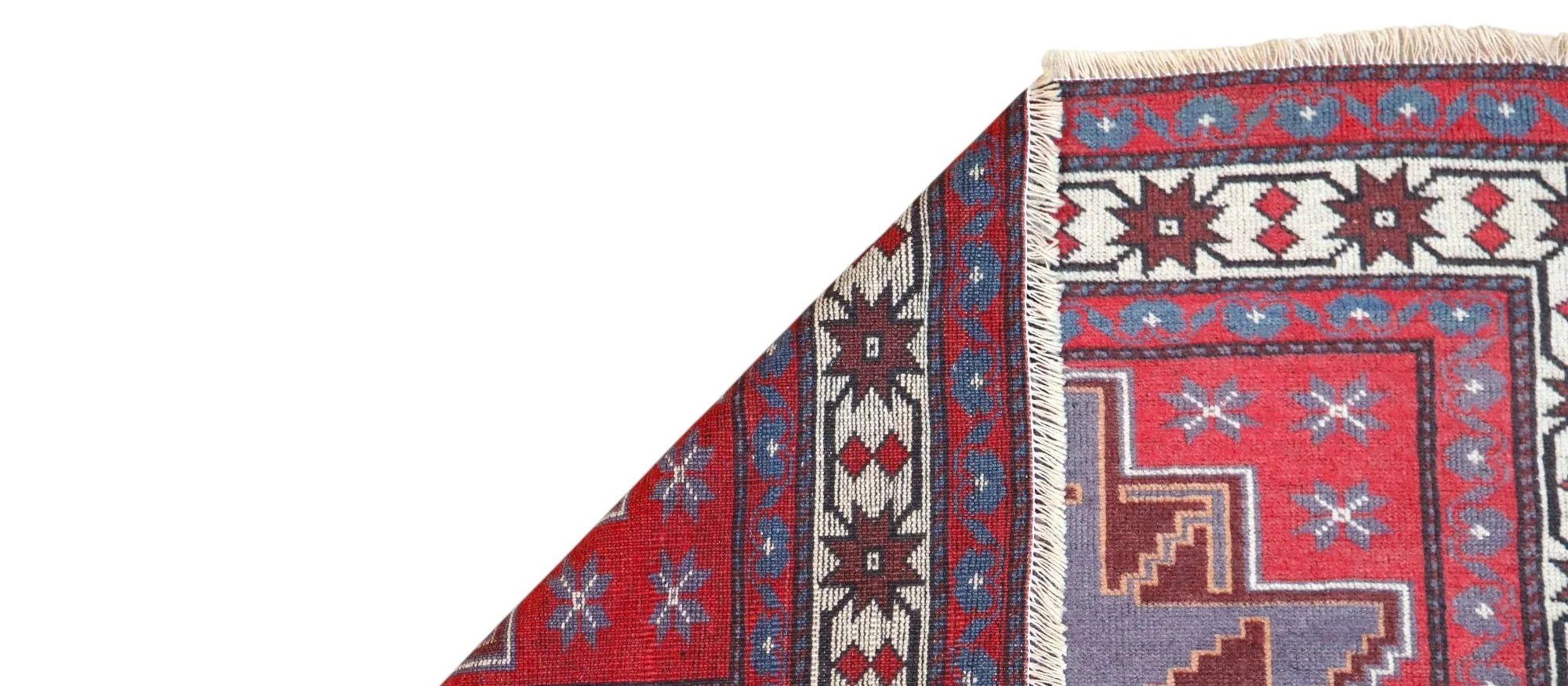 Kazak Oriental Rug — hand-knotted, 181 × 113 cm, Wool