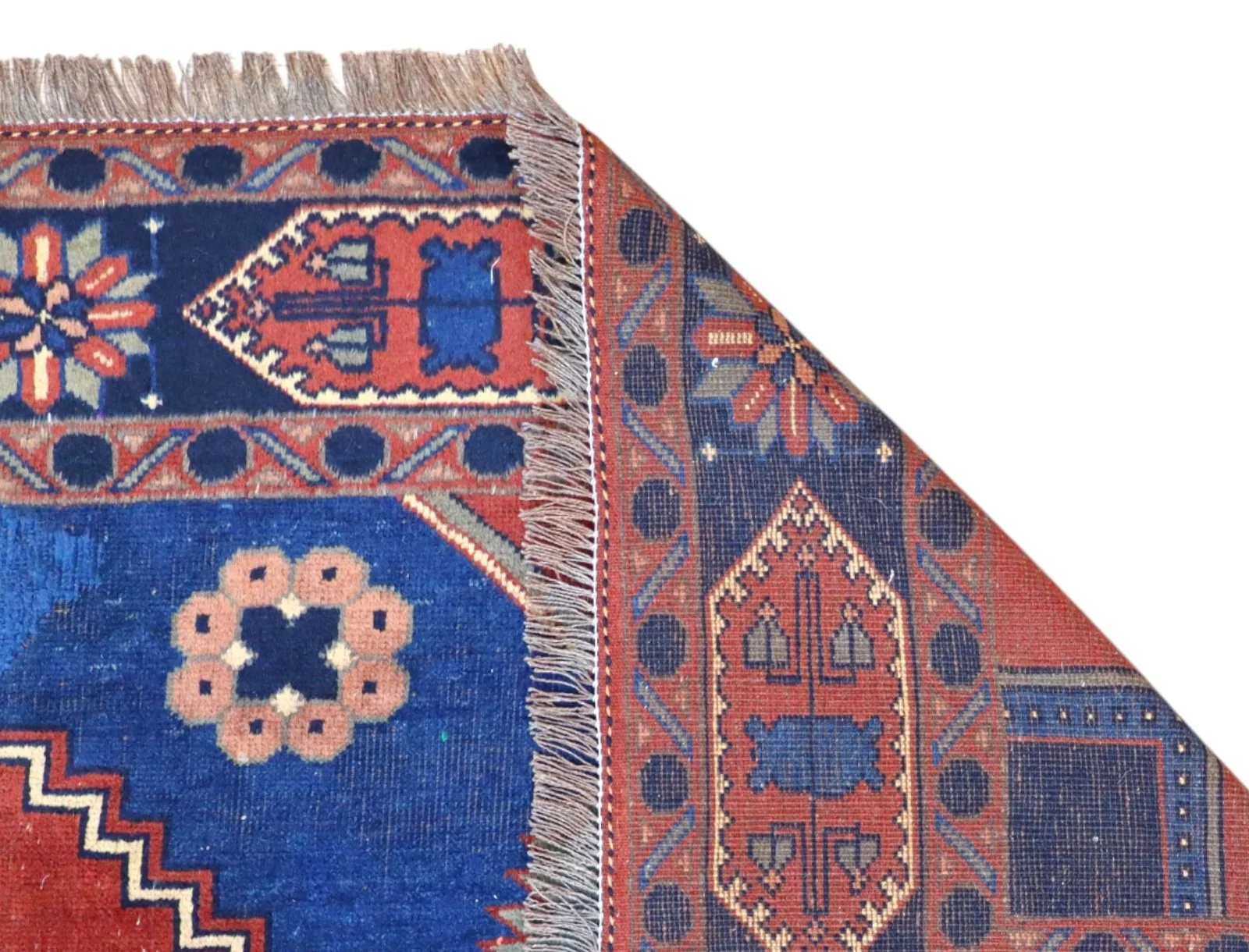 Hand-Knotted Wool Oriental Rug, 238 × 196 cm