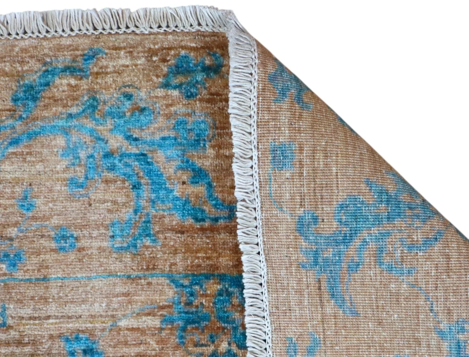 Ziegler Afghan Rug 245 × 169 cm, Wool, hand-knotted